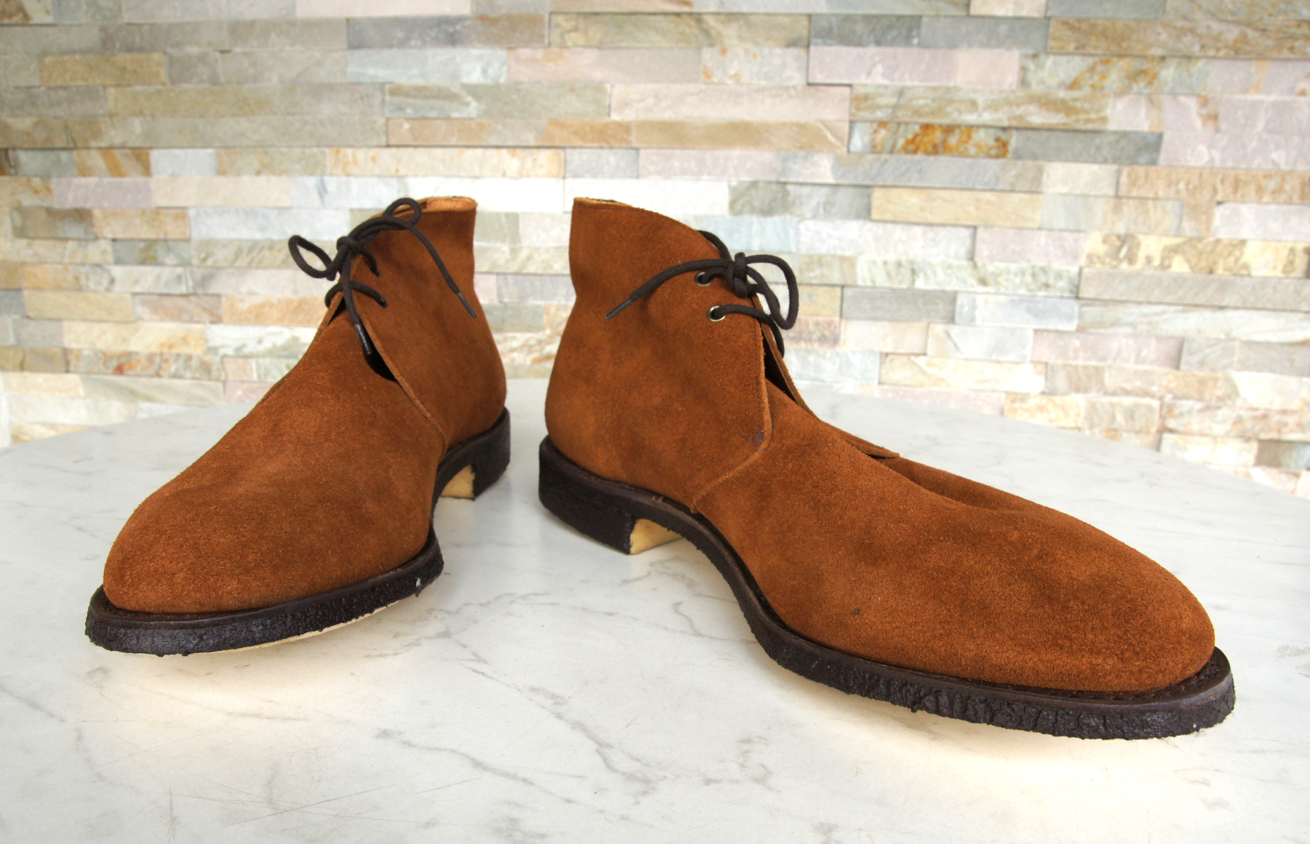 Church's booties lace-up shoes castoro Sahara tabacco