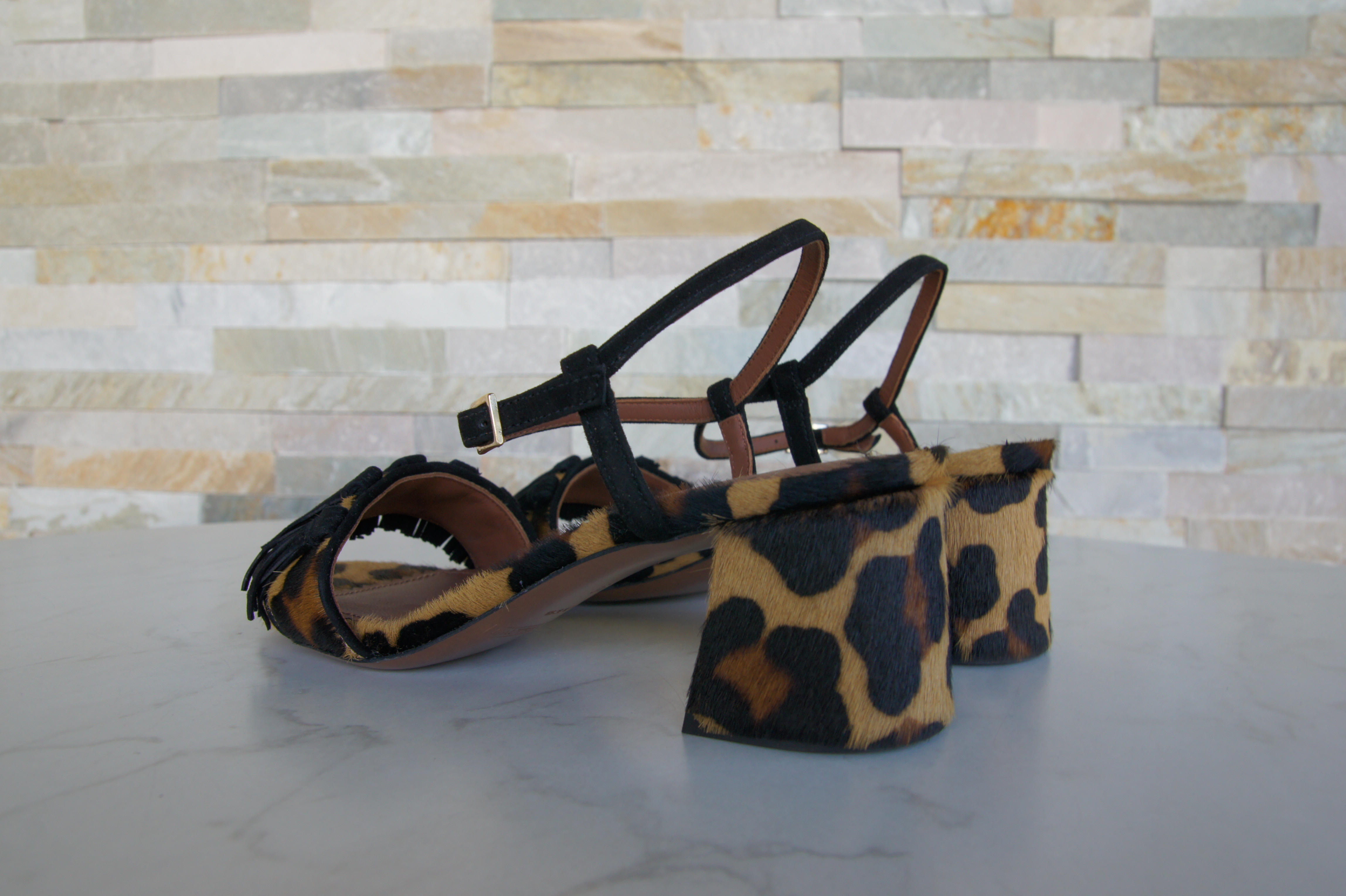 L'Autre Chose Sandaletten Leopard