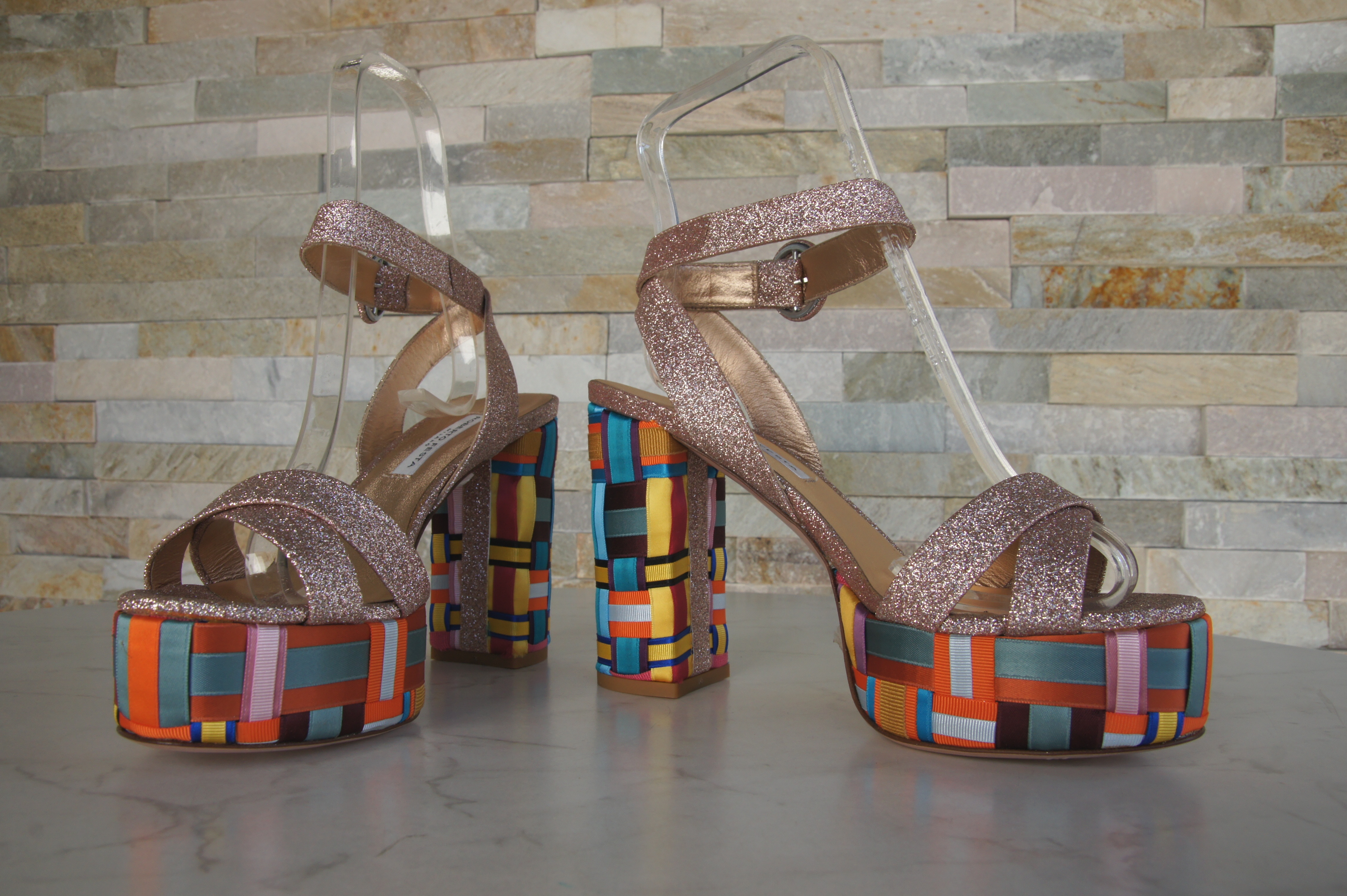 Roberto Festa platform sandals multicolor