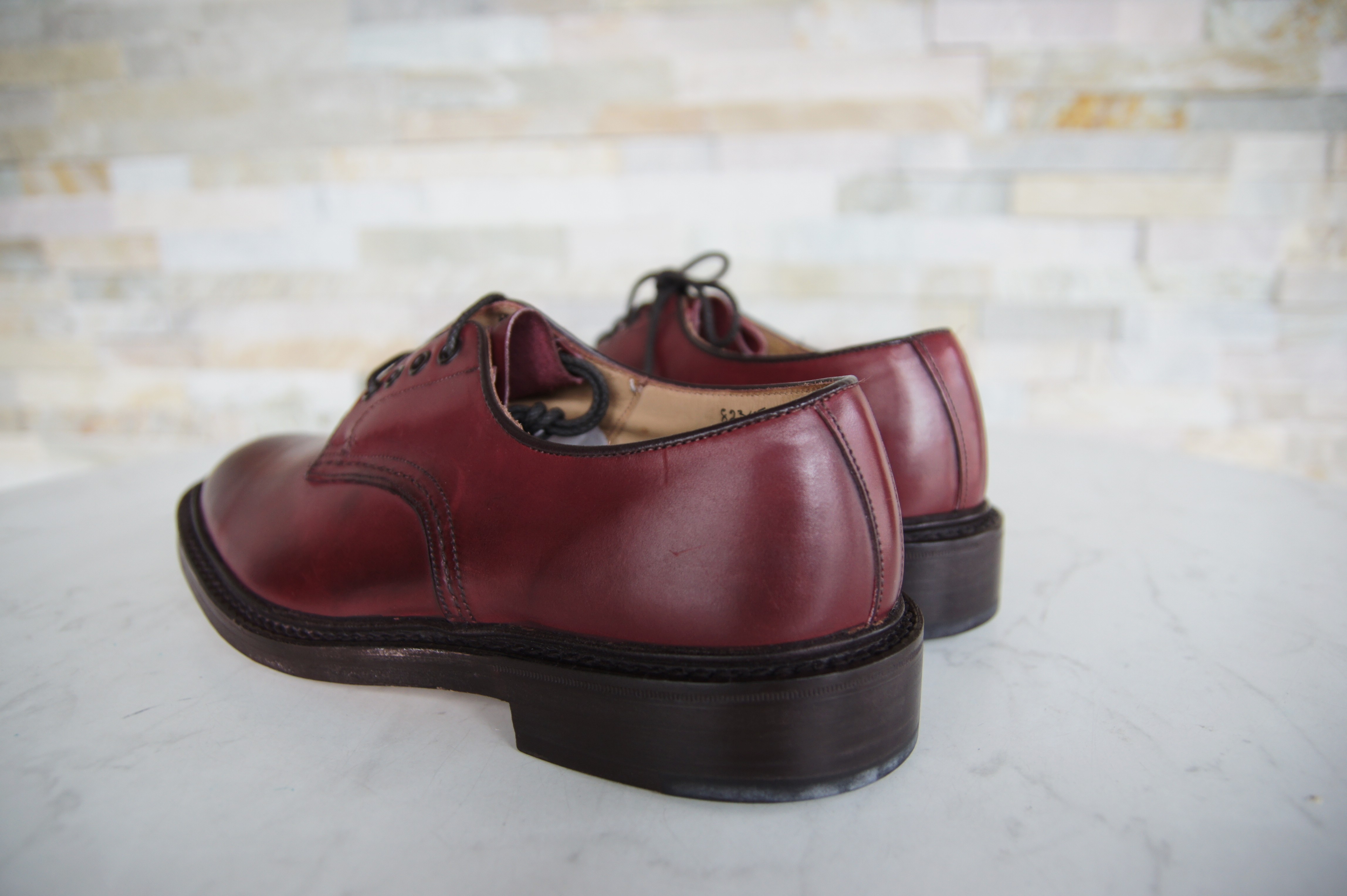 Tricker's Schnürschuhe Halbschuhe Daniel burgund rot