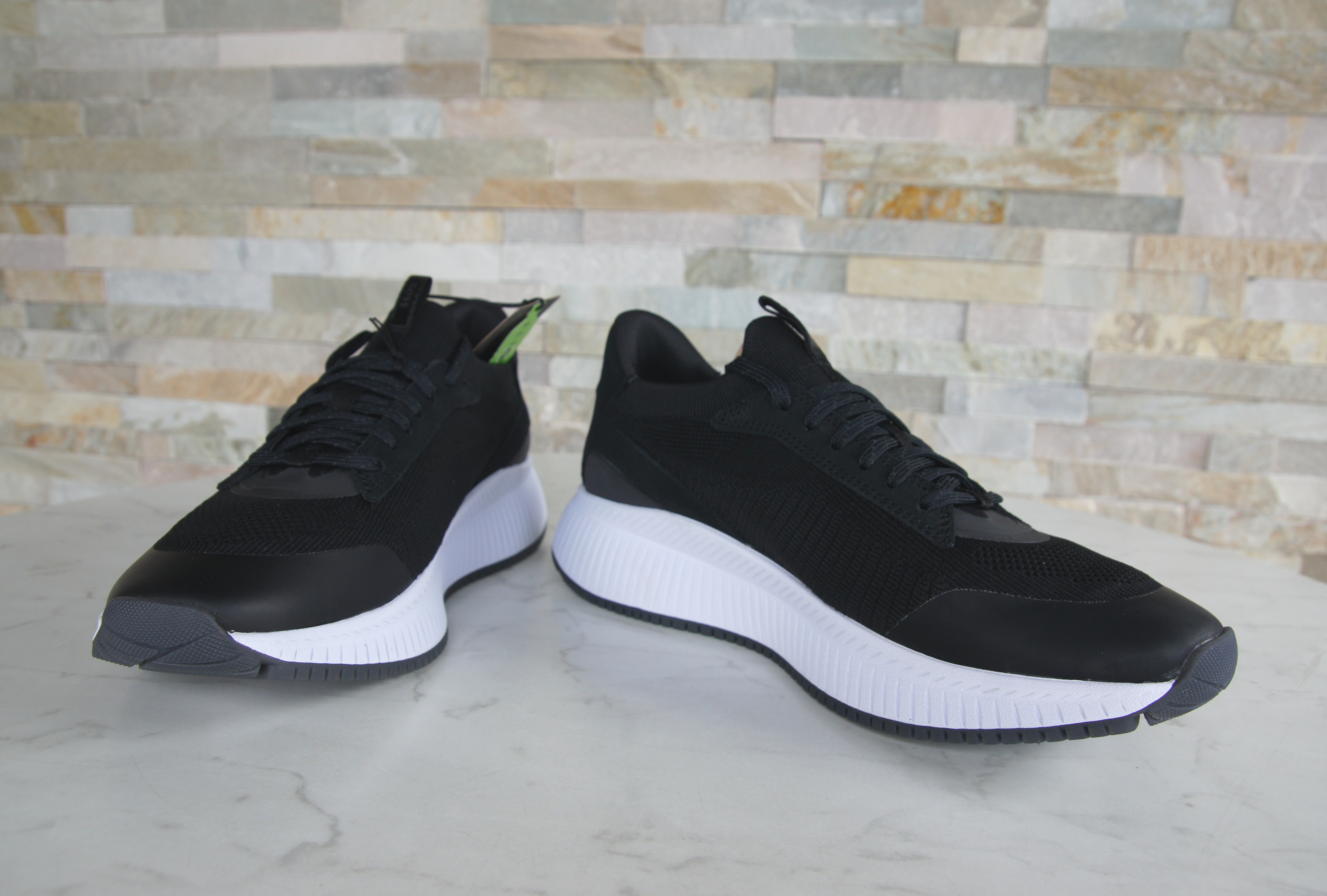 BOSS Sneakers Schnürschuhe schwarz