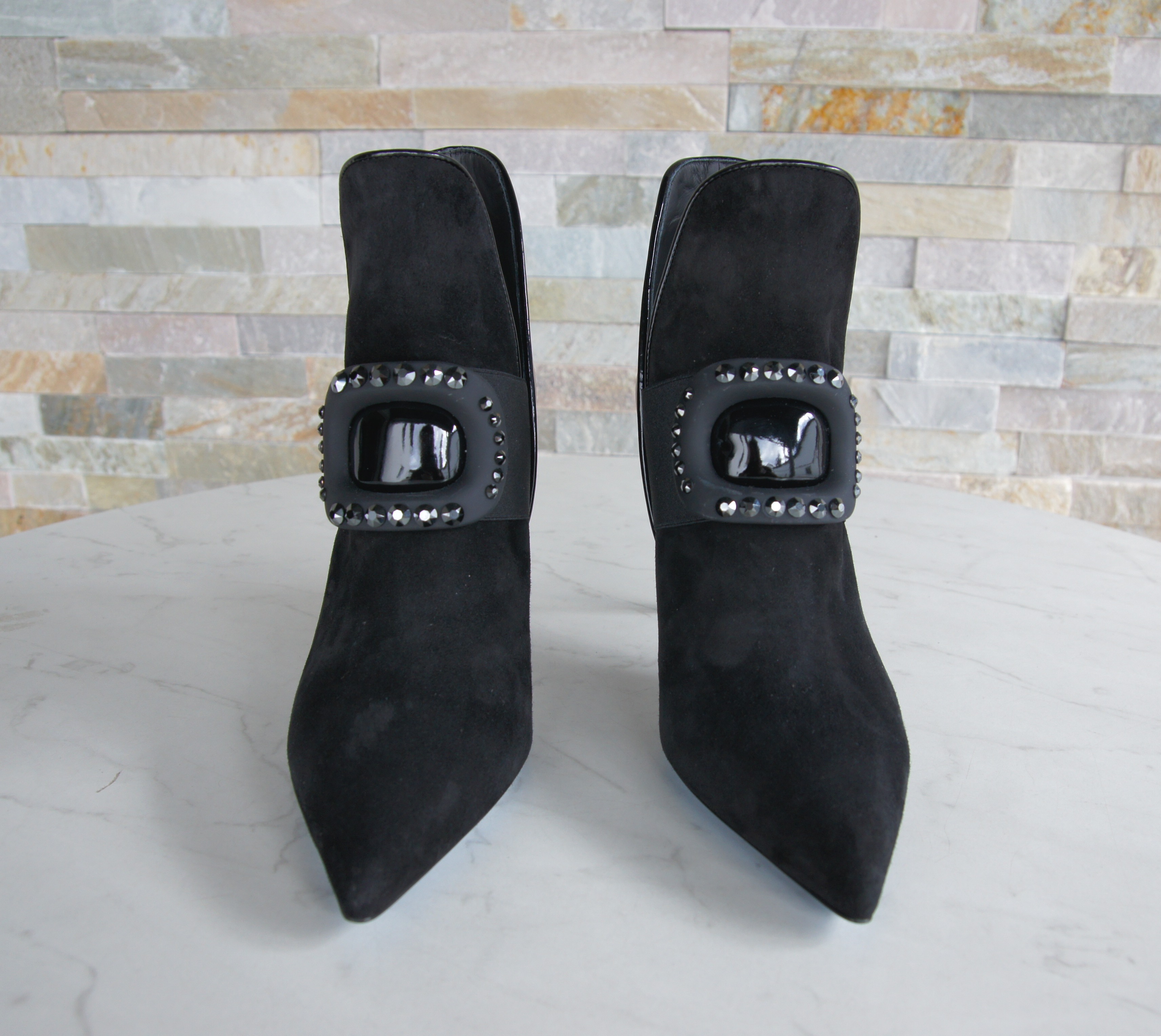 LORIBLU ankle boots booties suede black