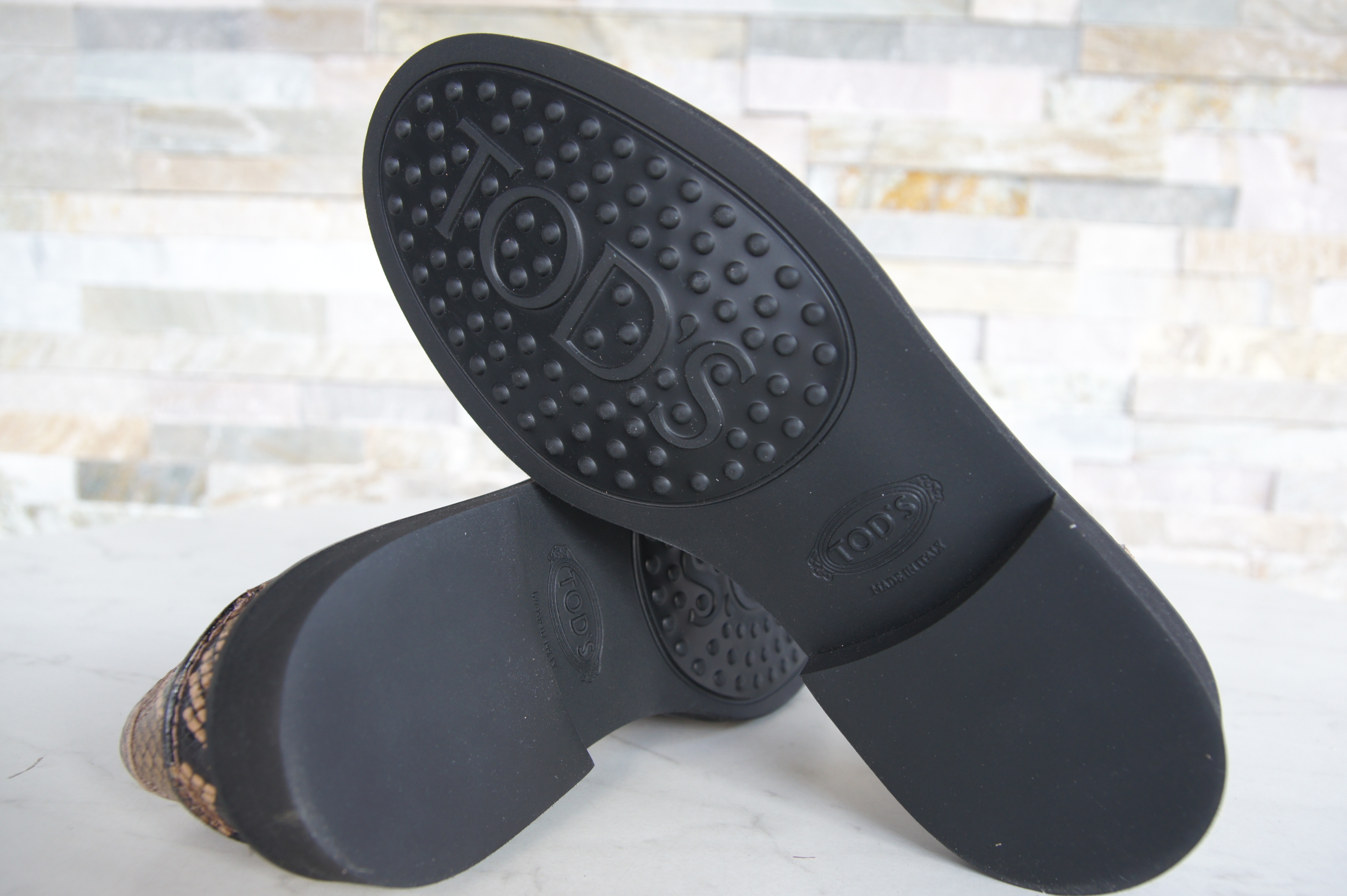 Tod's Slipper Loafer Schlange  ton