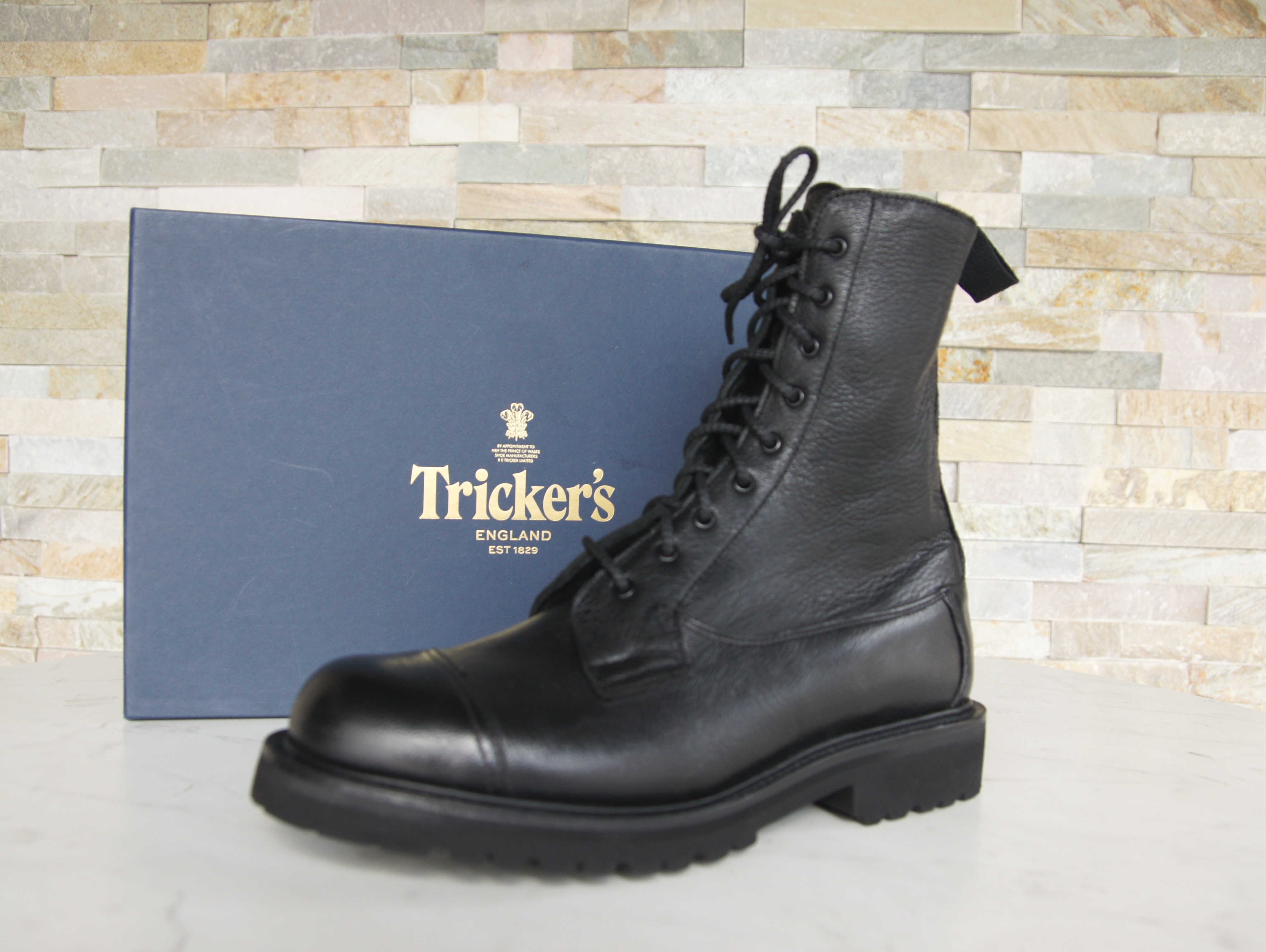 Tricker's ankle boots lace-up shoes Lucia black