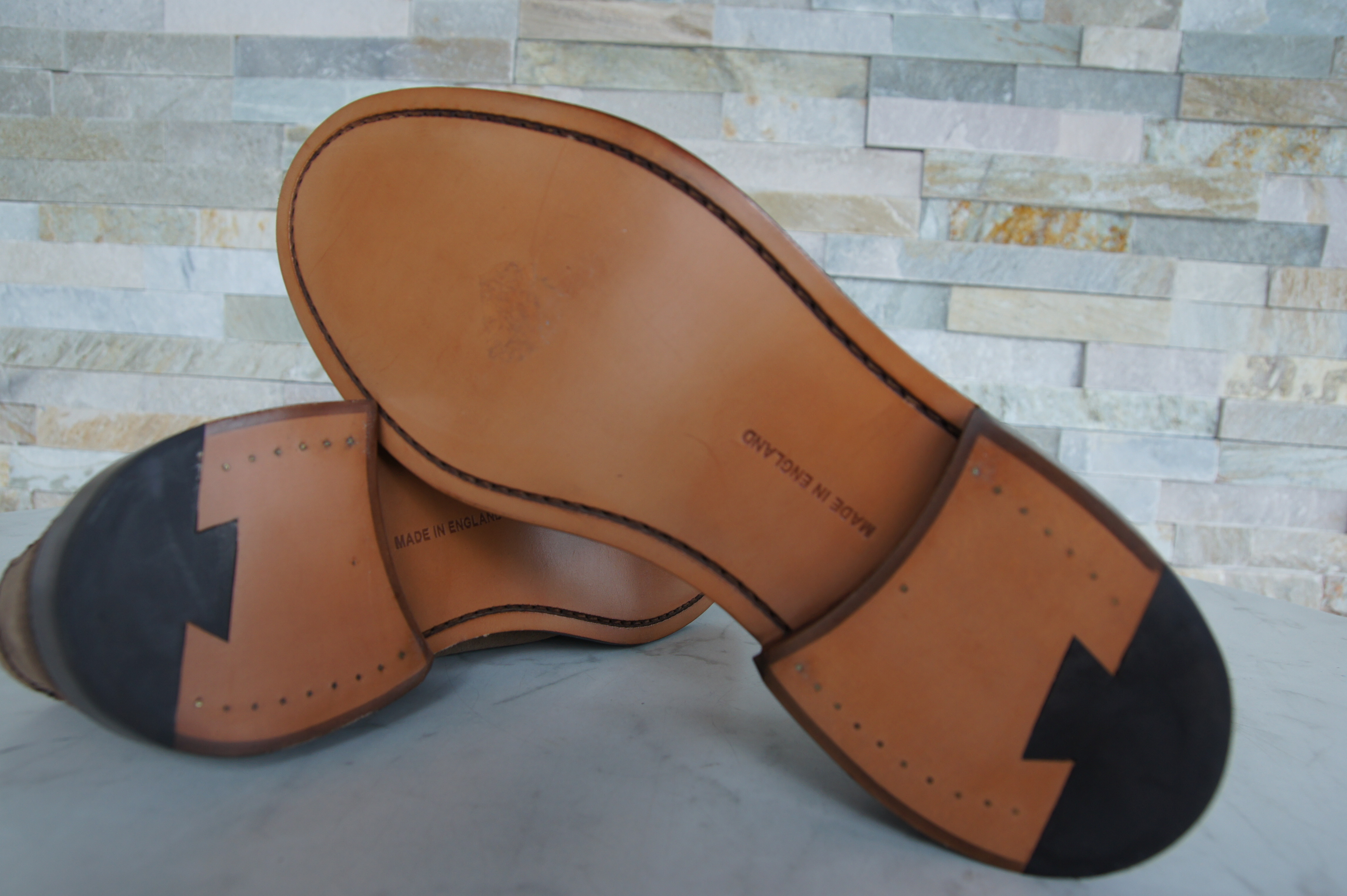 Tricker's Slipper Halbschuhe Mokassins Adam braun