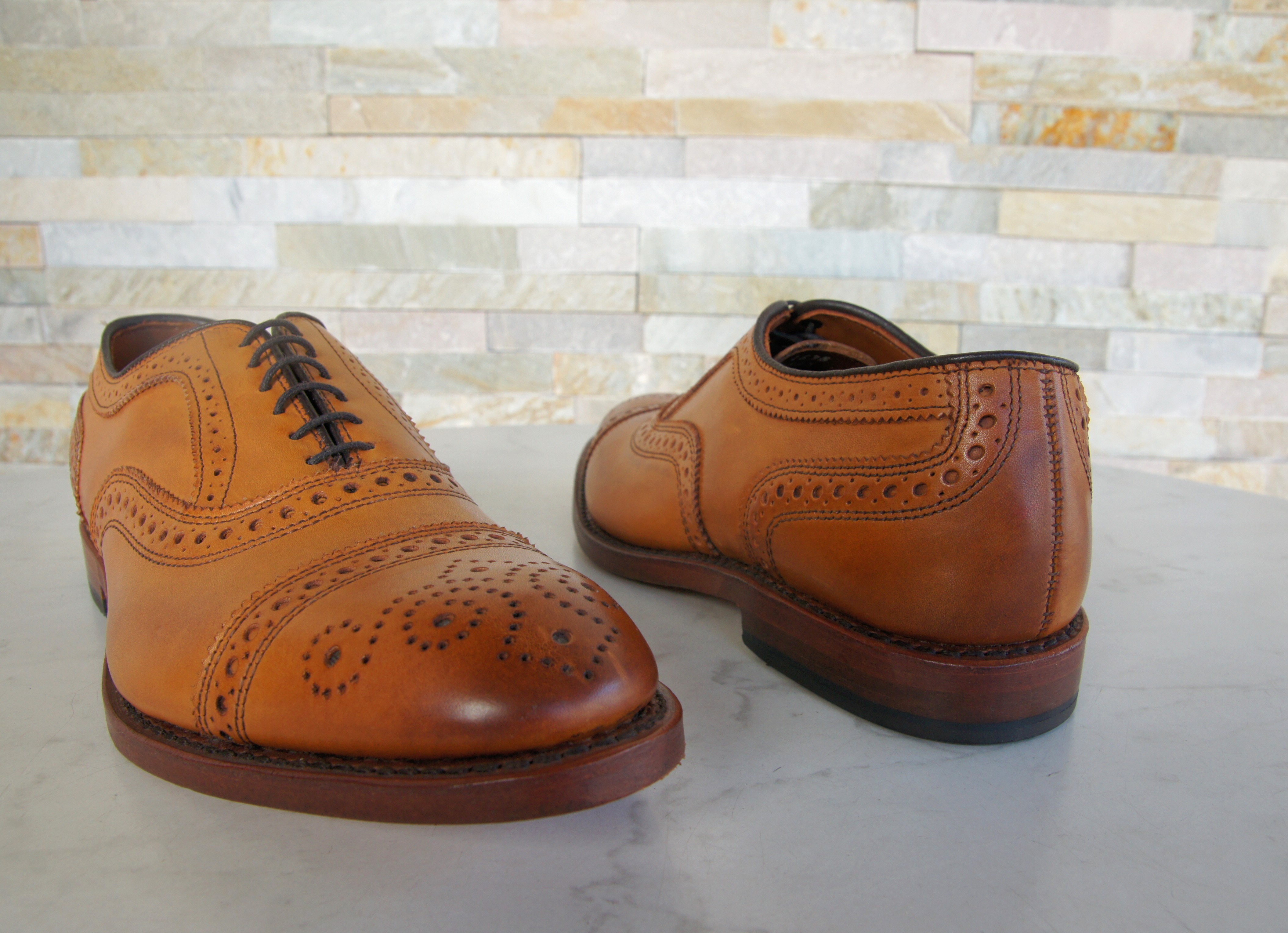 Allen Edmonds Schnürschuhe Halbschuhe Strand walnuß
