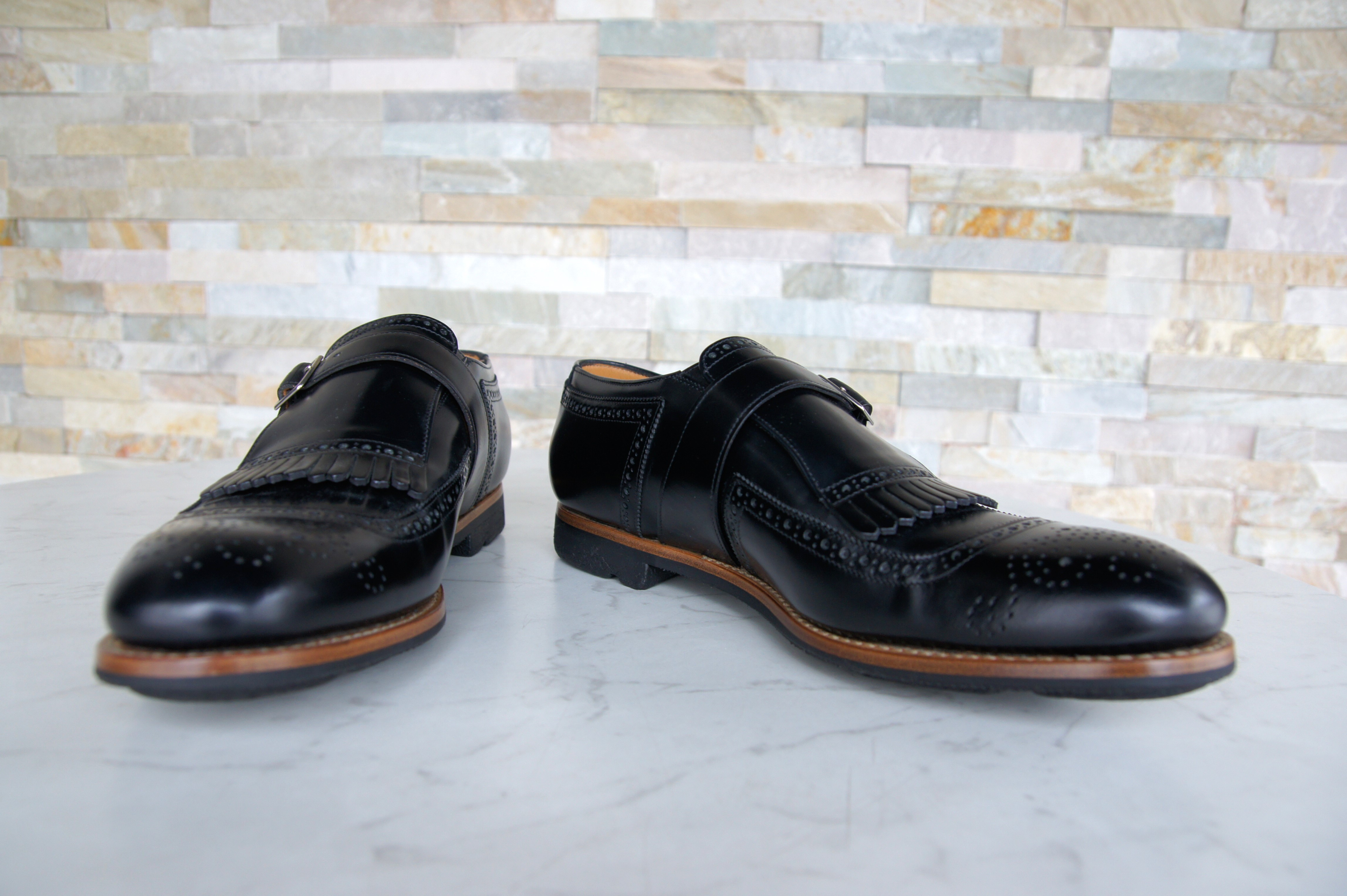 Church's monk strap loafers slipper Shanghai black  