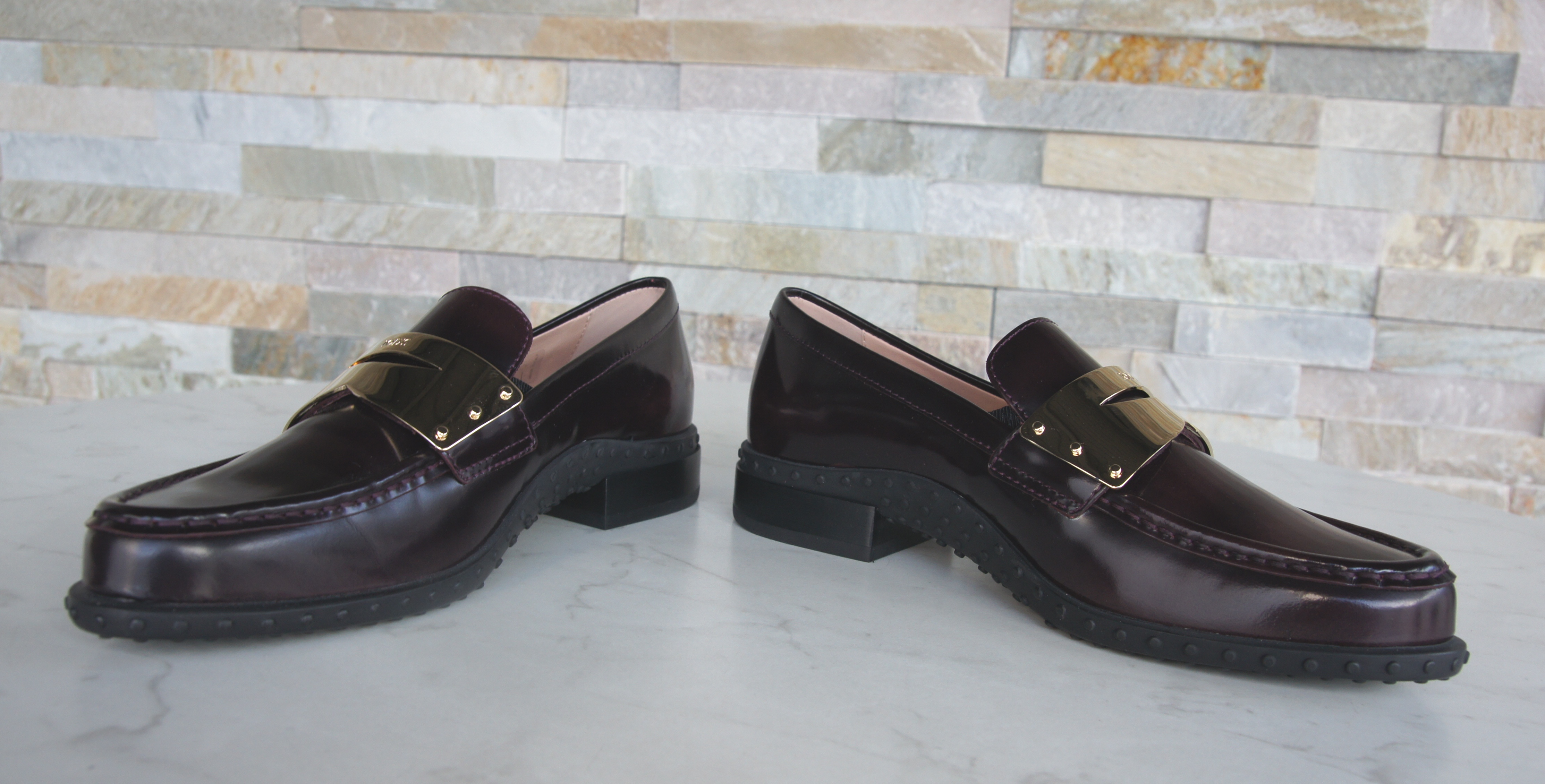 Tod´s Slipper Halbschuhe mahagoni
