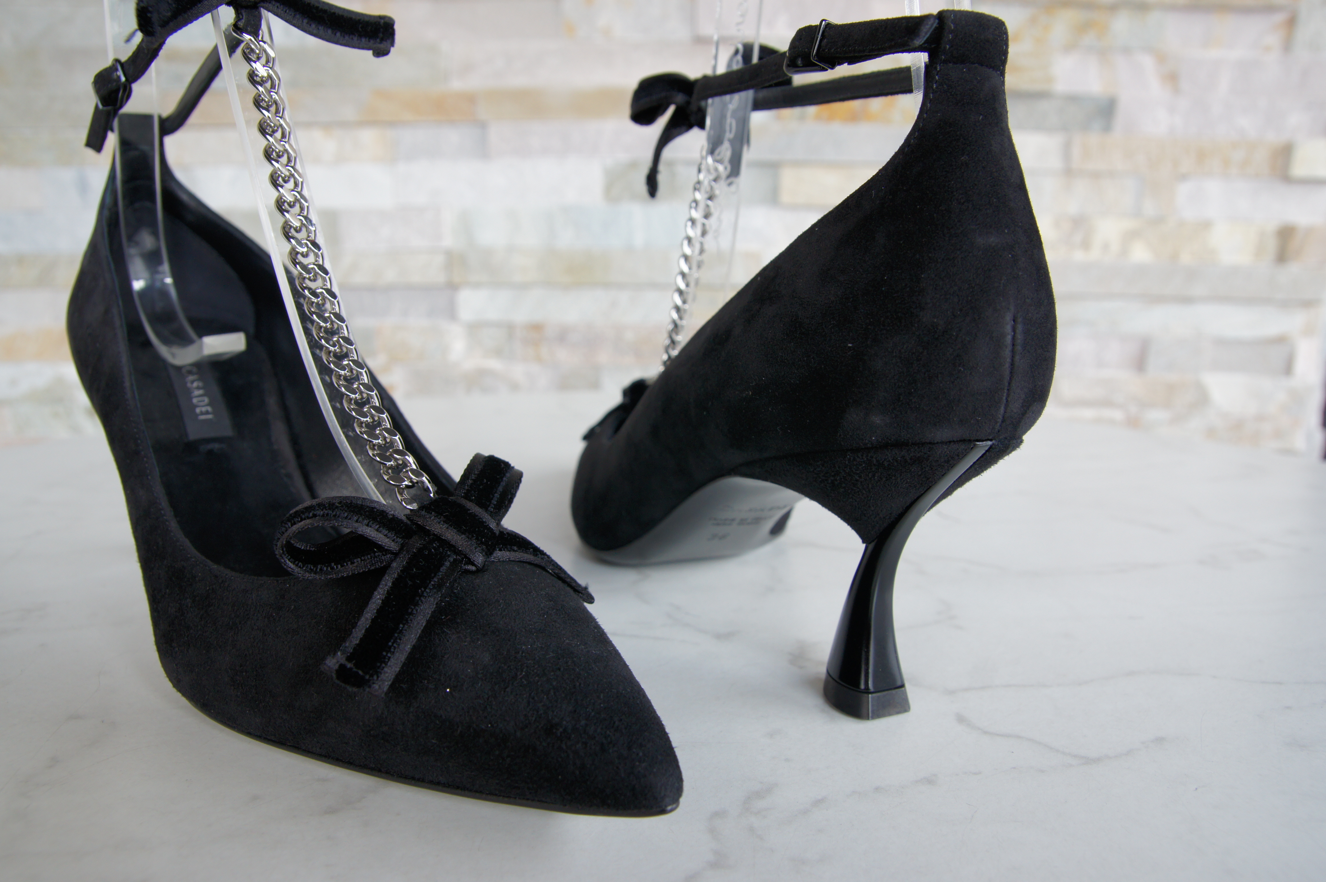 Casadei pumps suede black