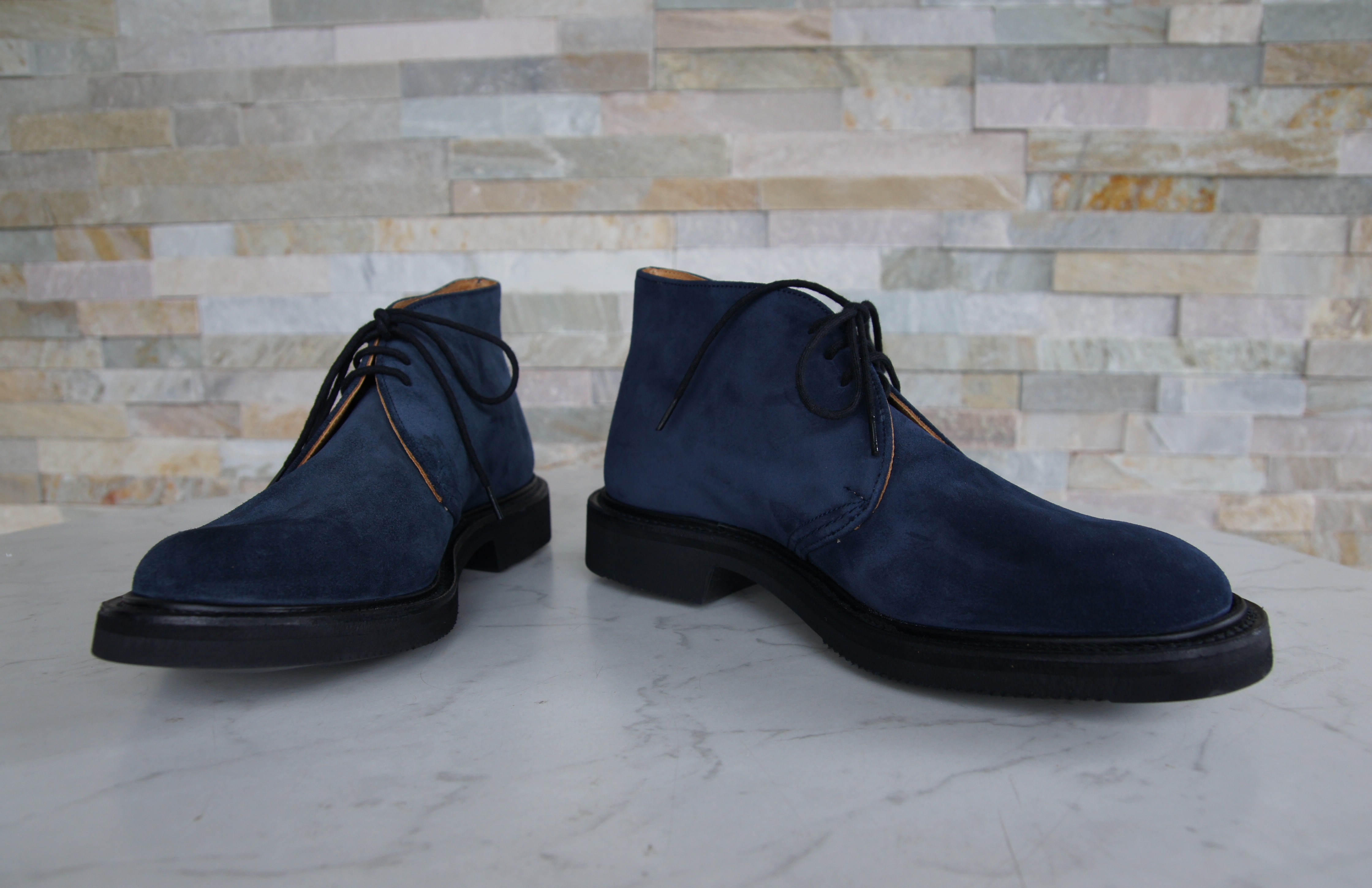 Tricker's ankle boots lace-up chukka Aldo midnight blue