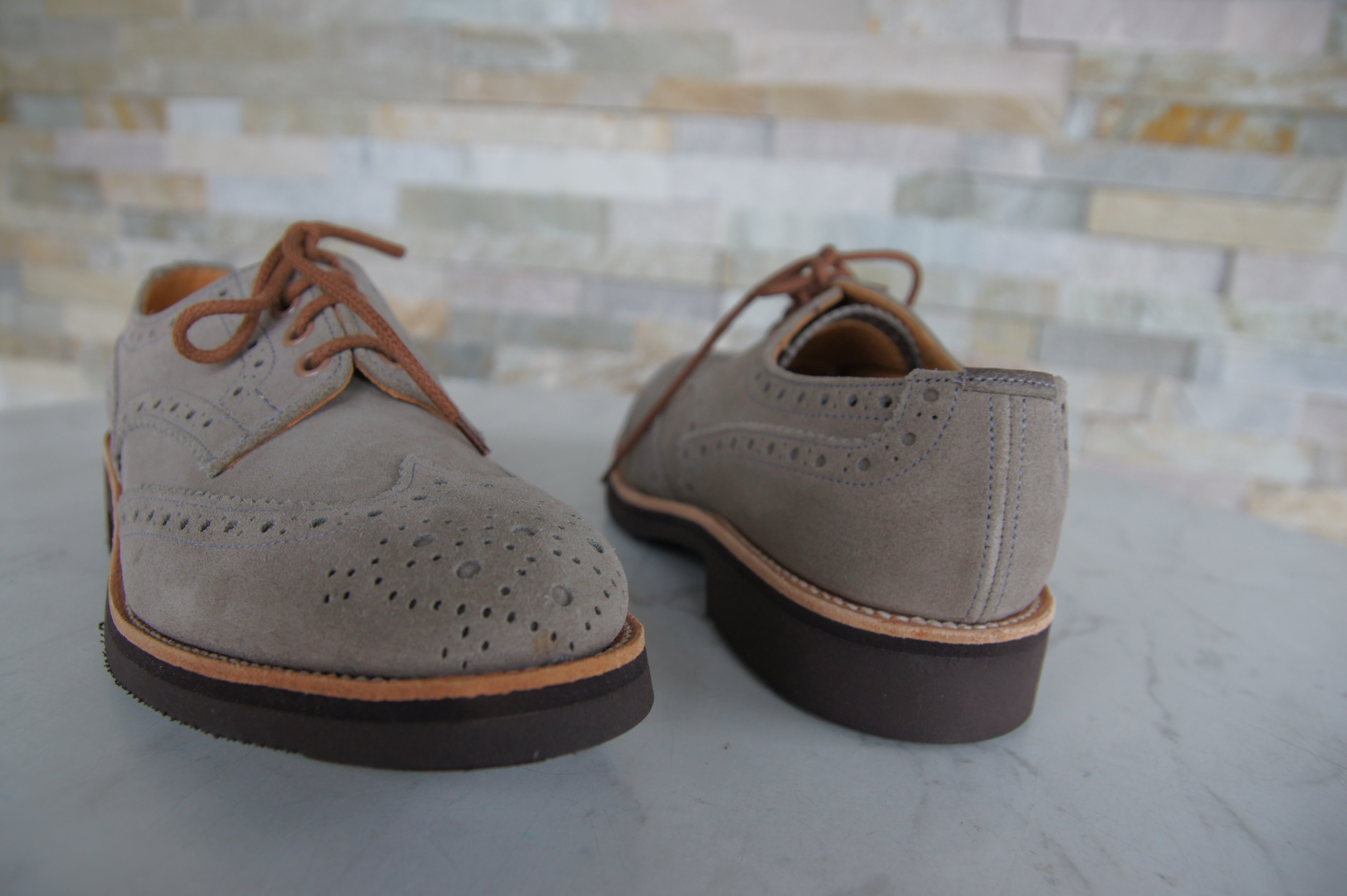 Tricker's Schnürschuhe Halbschuhe Budapester Bourton schlamm