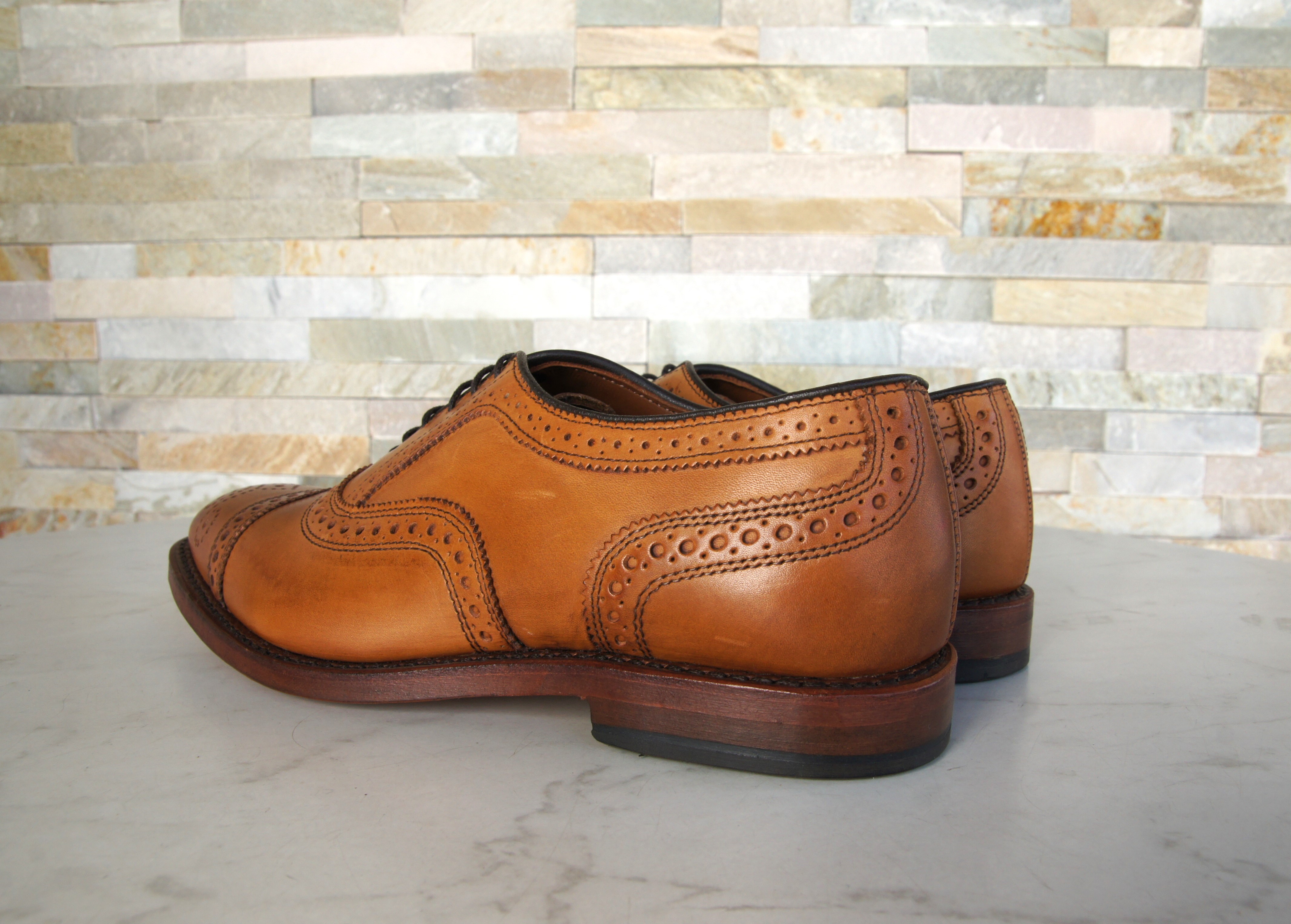 Allen Edmonds Schnürschuhe Halbschuhe Strand walnuß