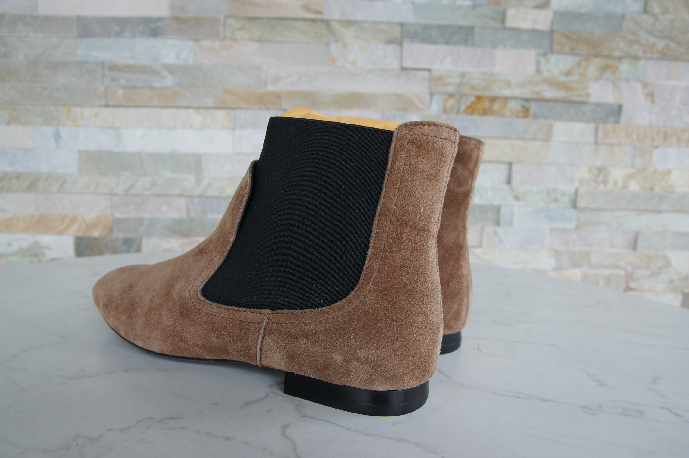 Tod's ankle boots chelsea booties marone black