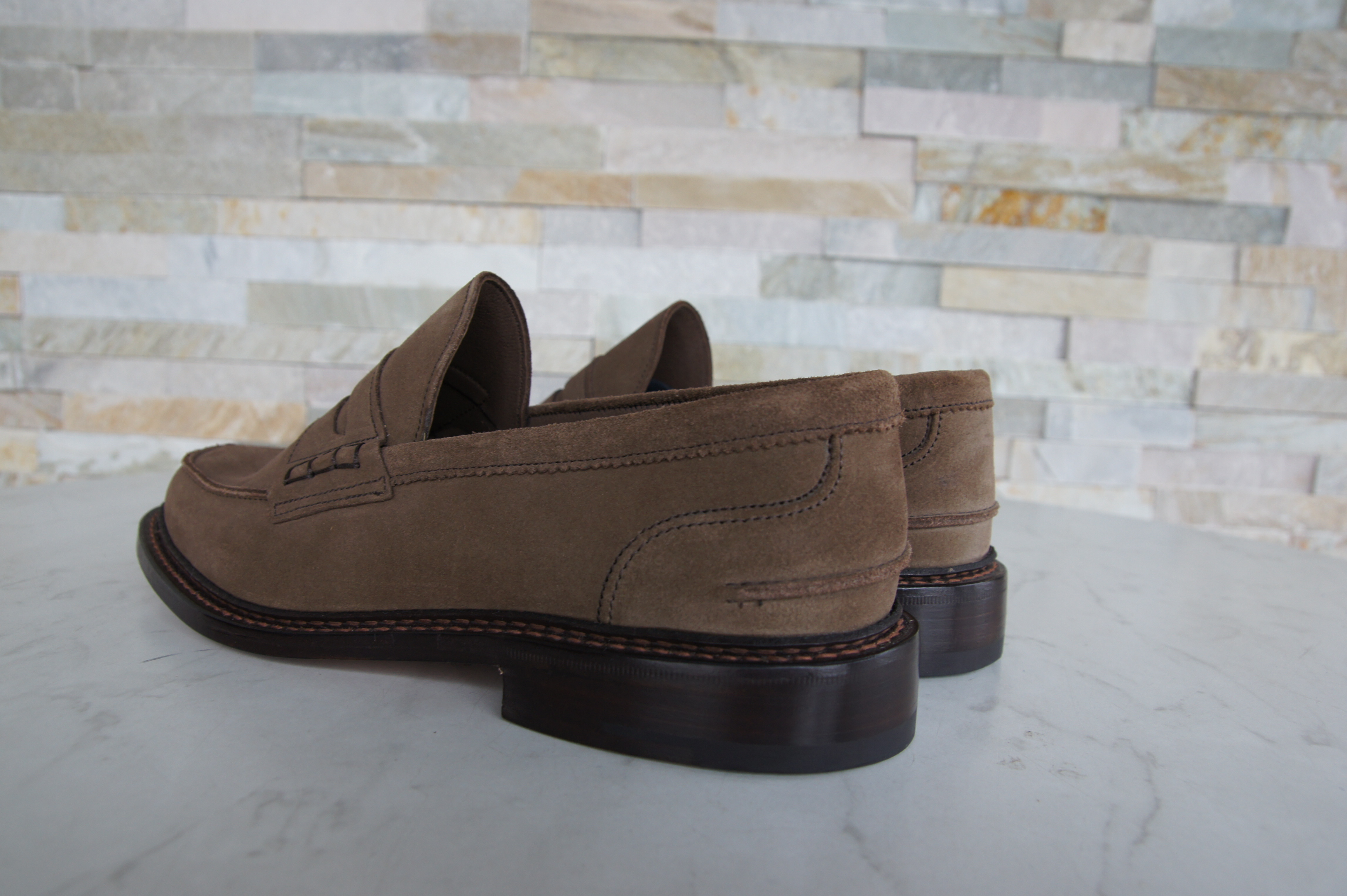 Tricker's Slipper Halbschuhe Mokassins Adam braun