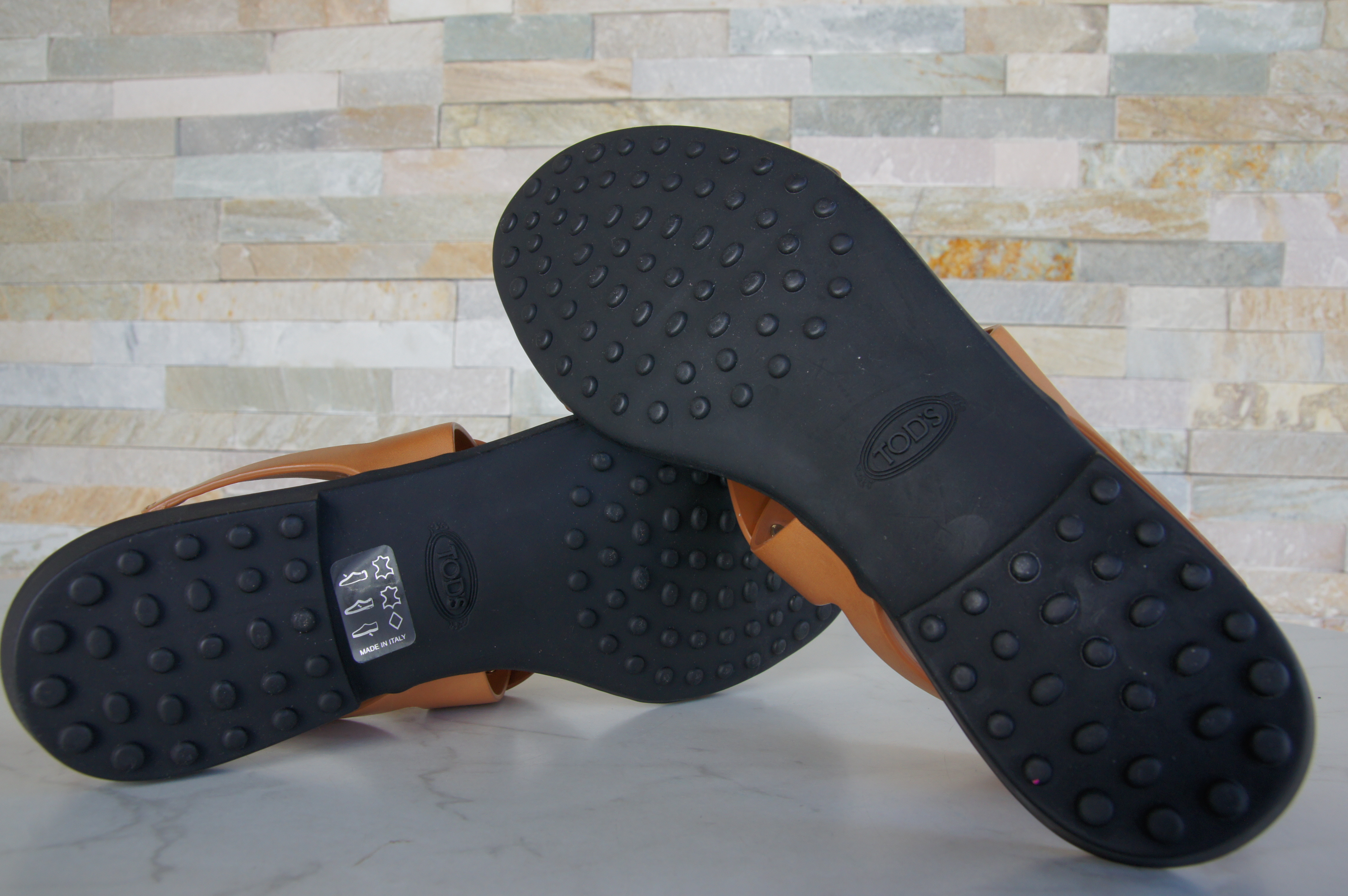 TOD'S Sandalen cuoio braun