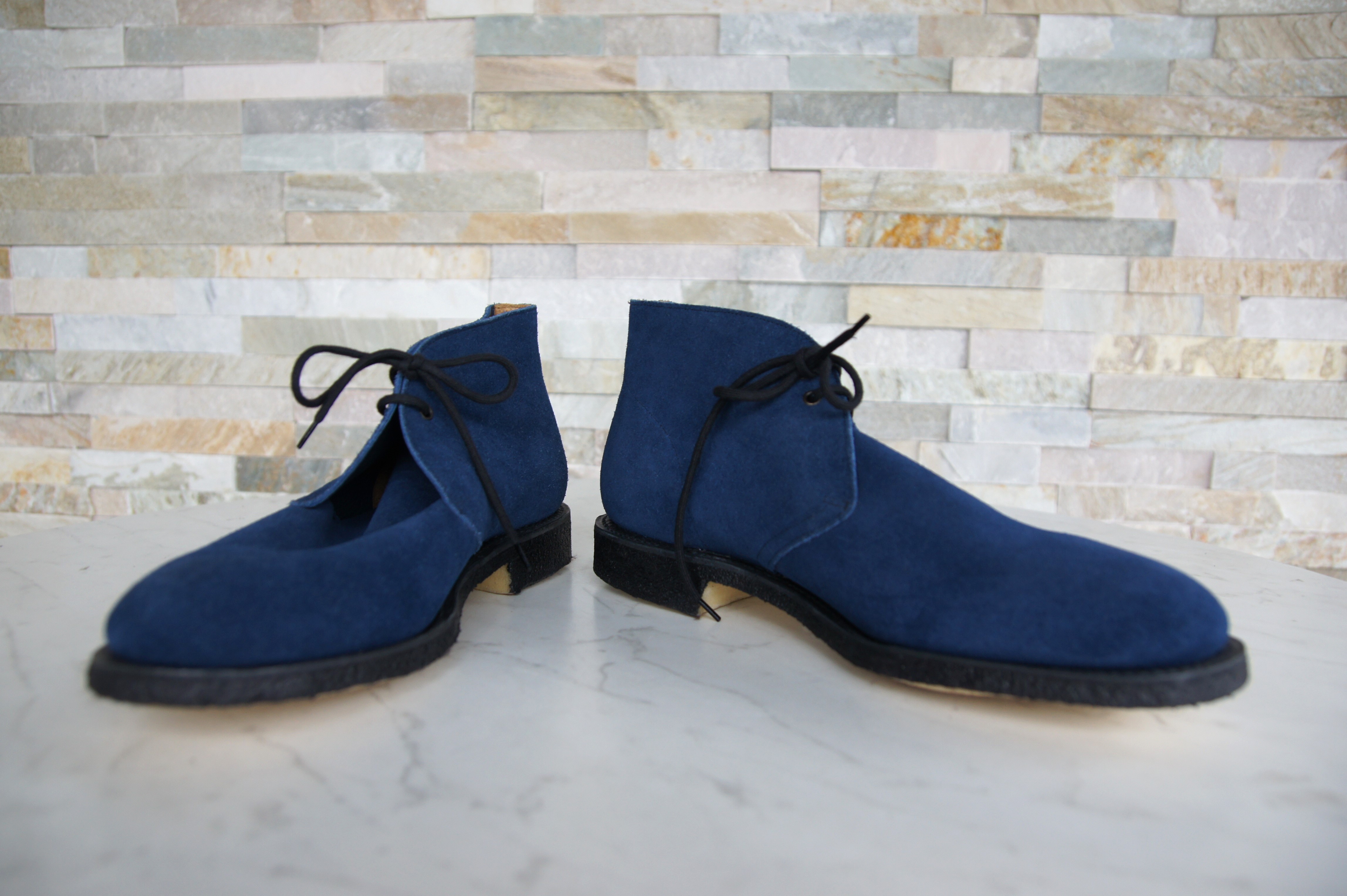 Church's booties lace-up shoes castoro Sahara blue