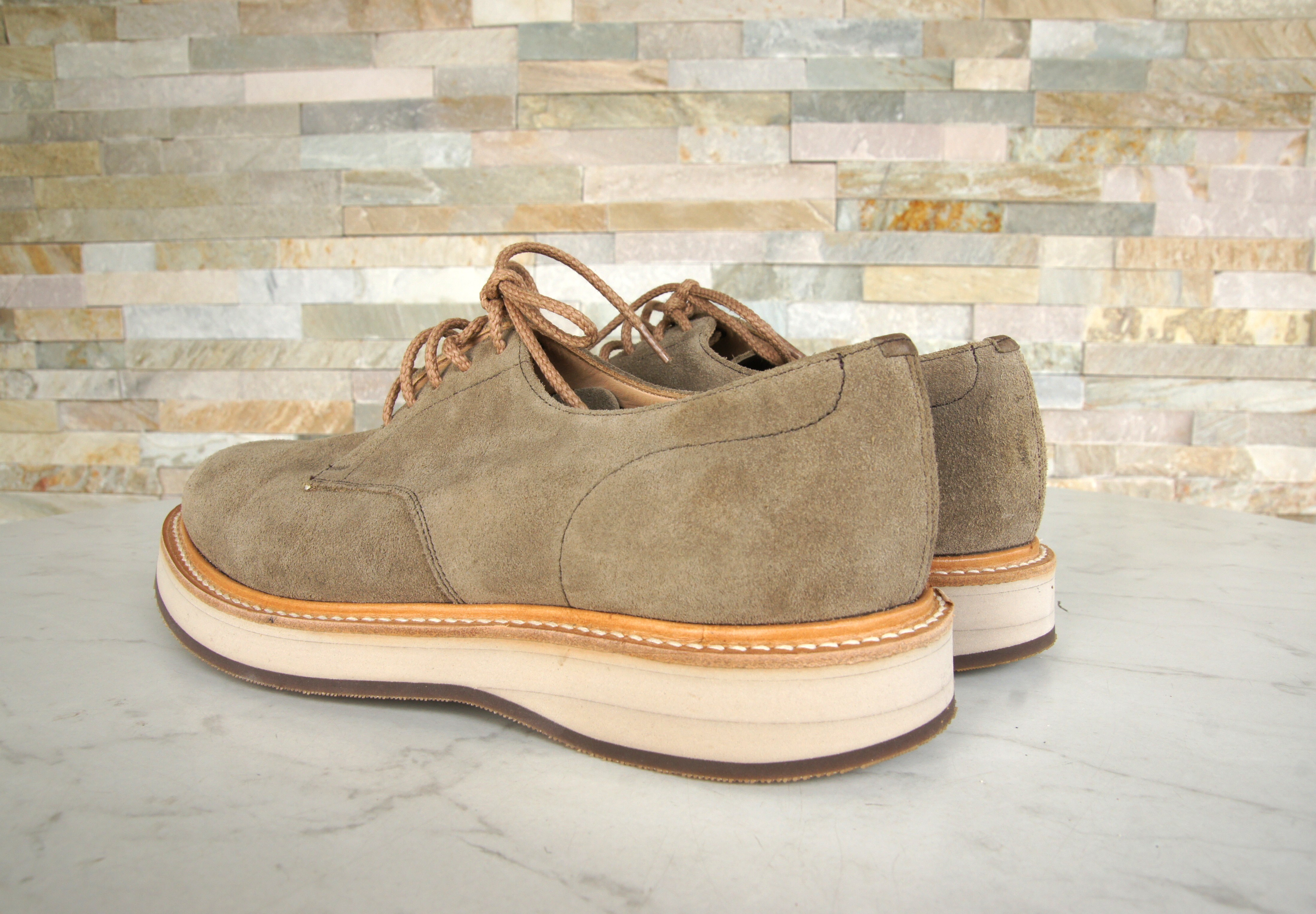 Church's lace -up shoes castoro suede LEYTON 2 stone