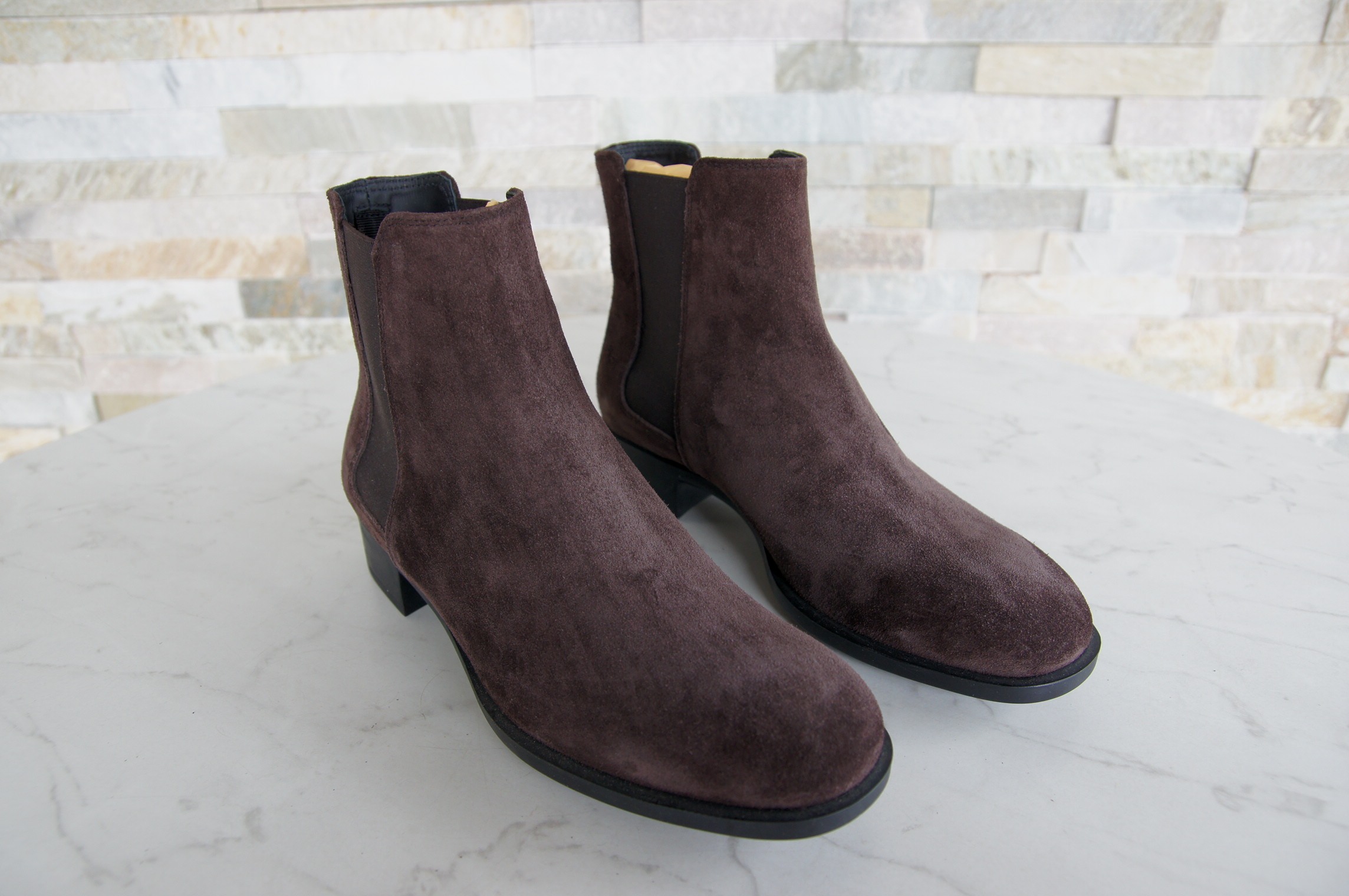 Tod's ankle boots chelsea booties darkbrown