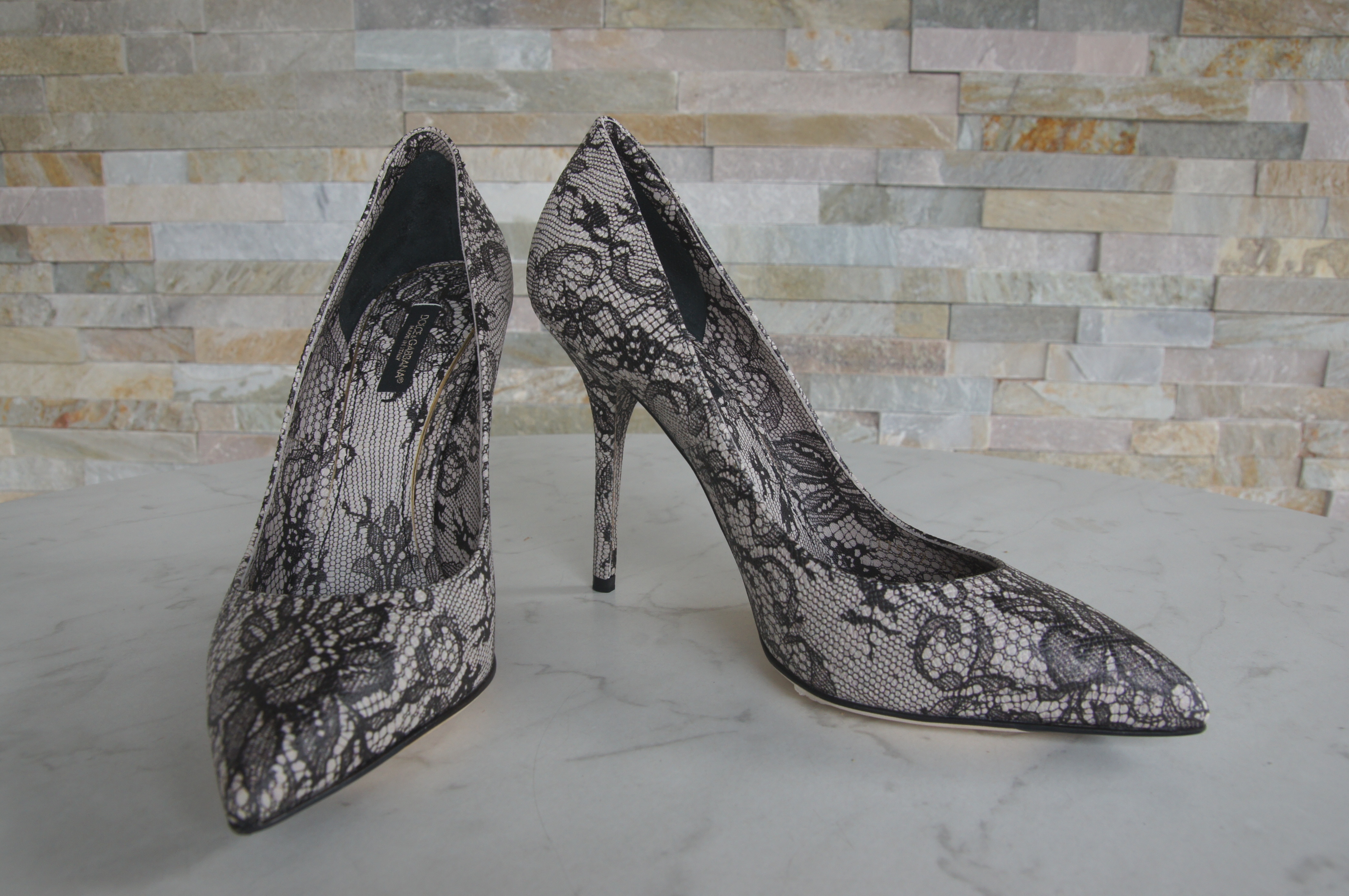 Dolce & Gabbana pumps high heels grey black