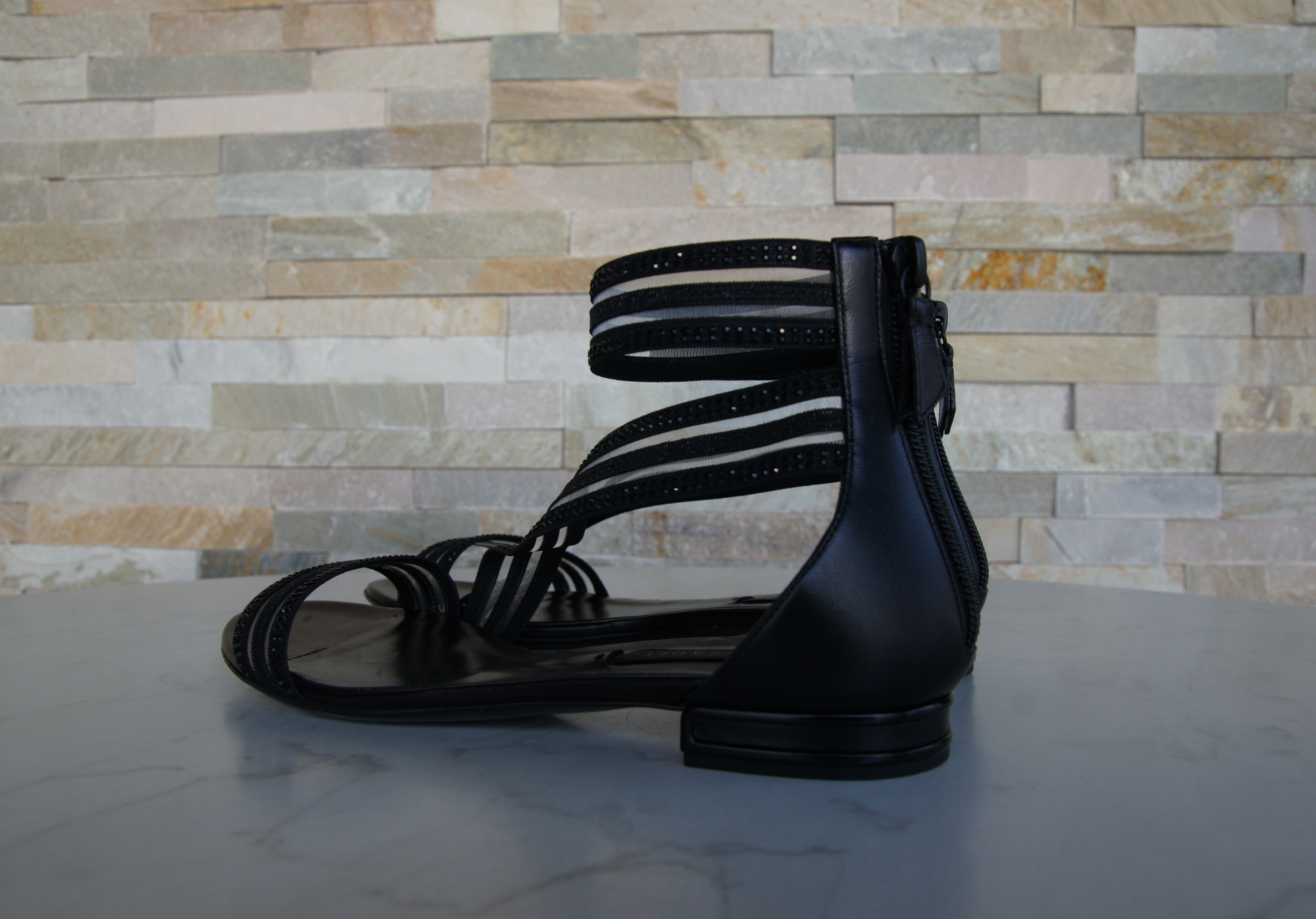 CASADEI Sandalen Sandaletten schwarz