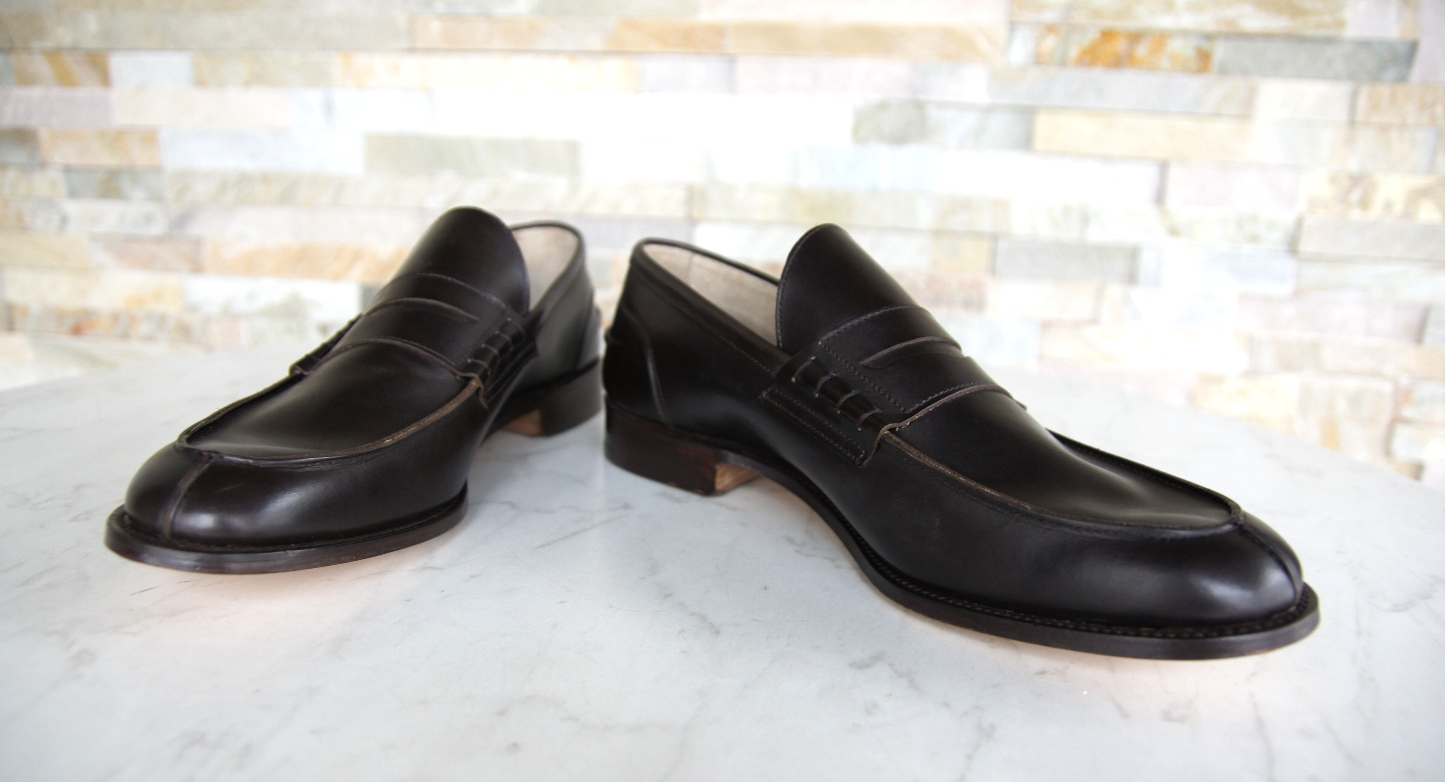 Tricker's lace-up shoes low shoes Jake coffee