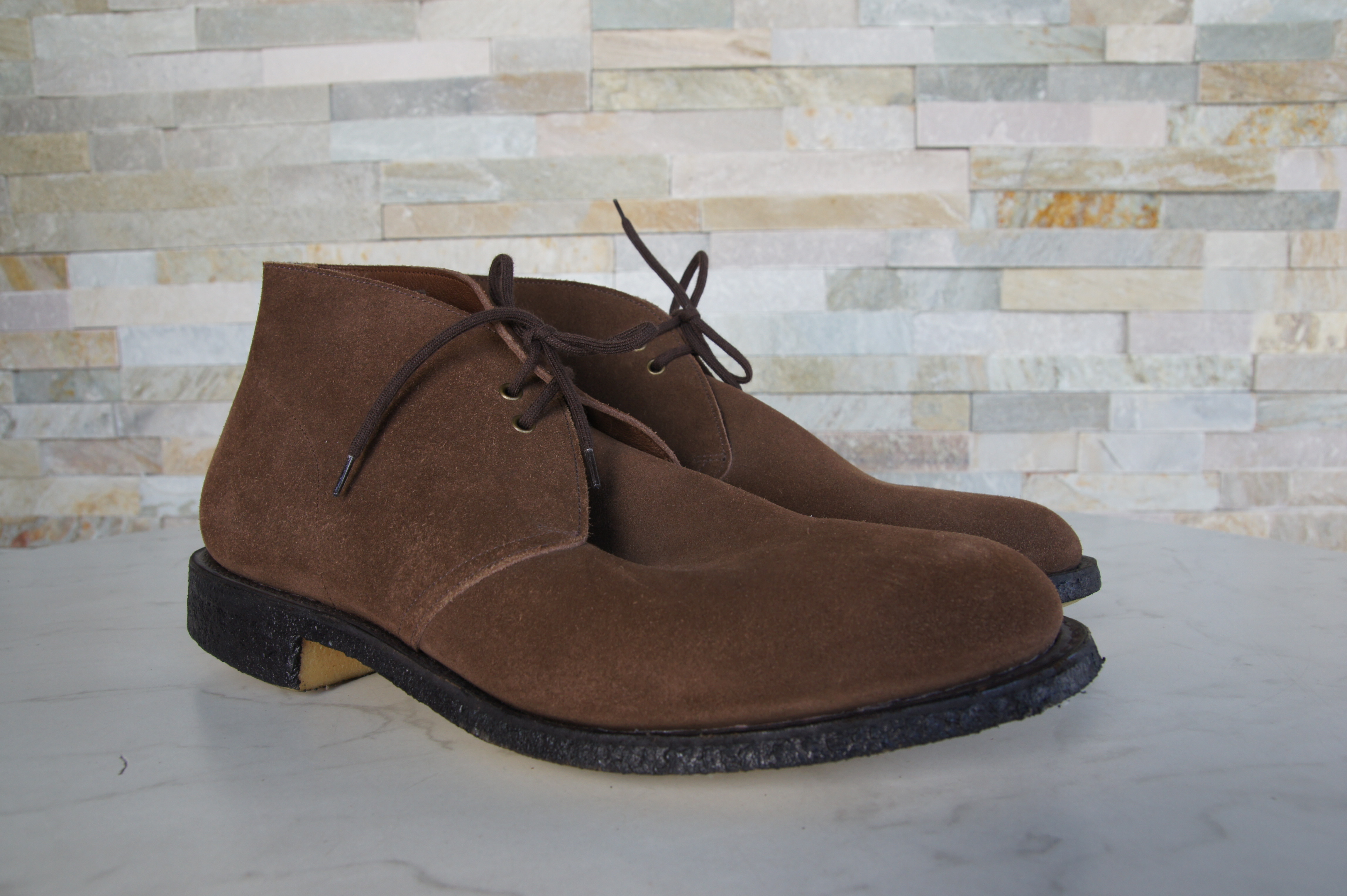 Church's booties lace-up shoes castoro Sahara sigar