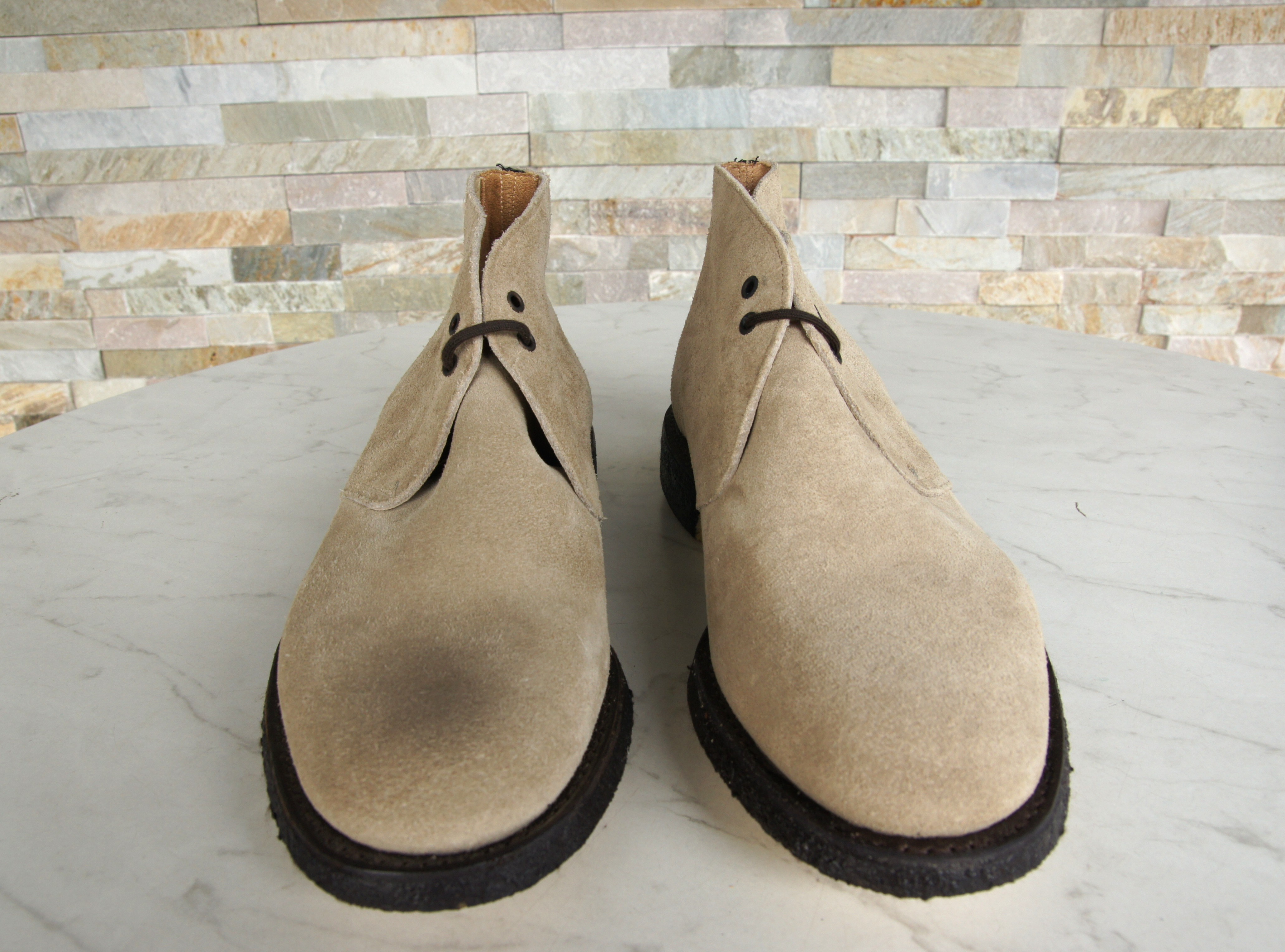 Church's booties lace-up shoes castoro Sahara sand