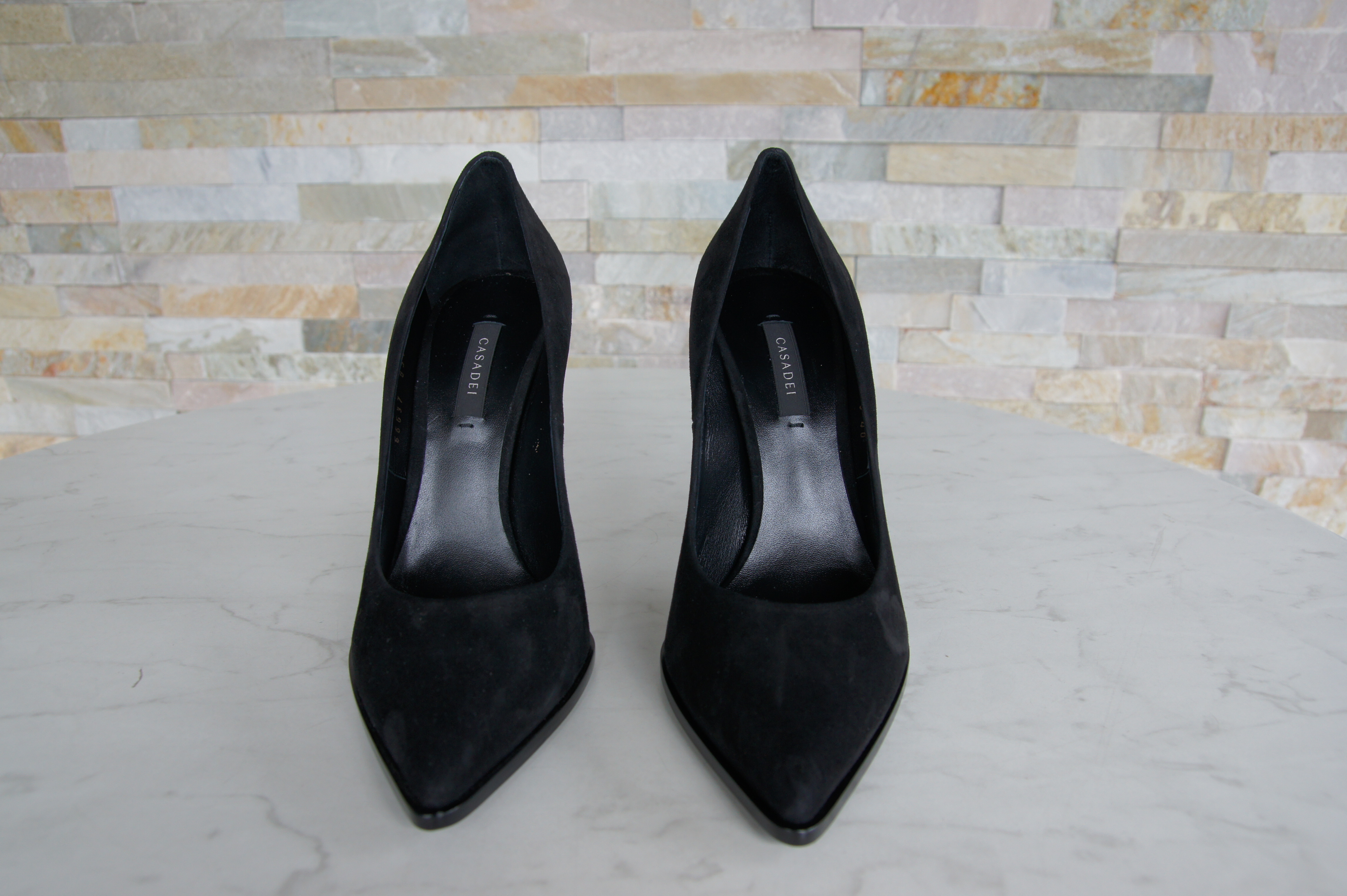 Casadei pumps high heels suede black
