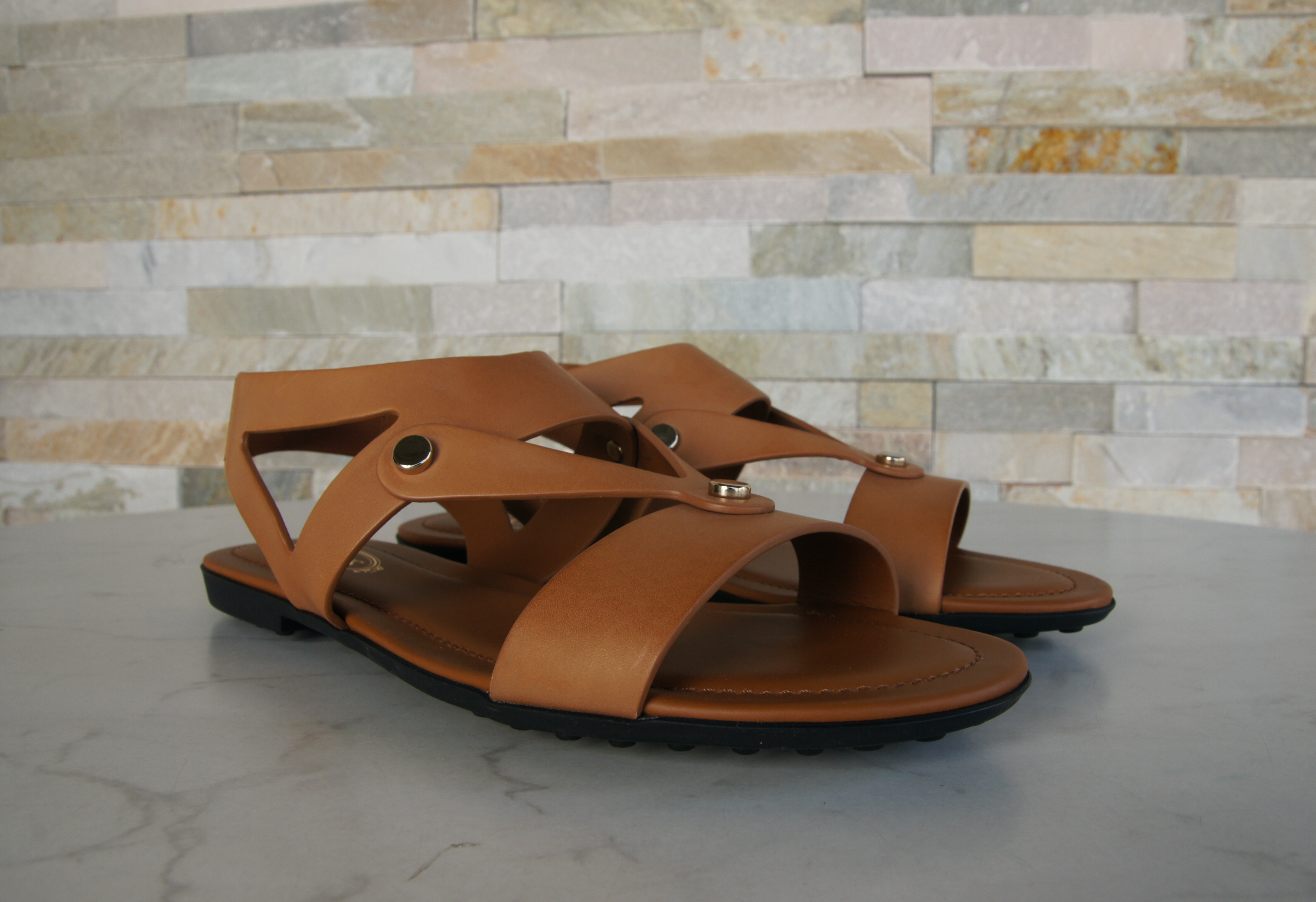 TOD'S Sandalen cuoio braun