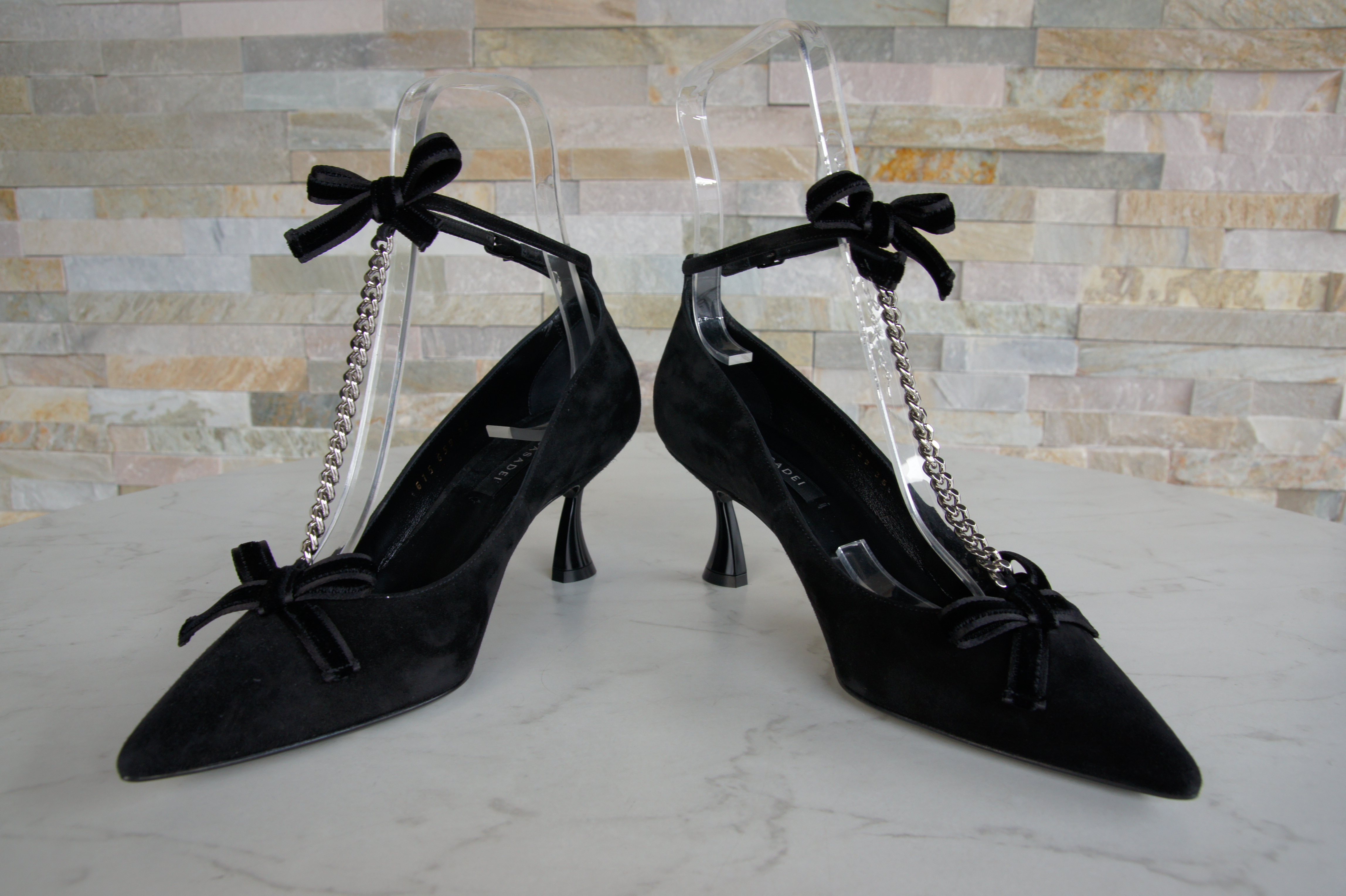 Casadei pumps suede black