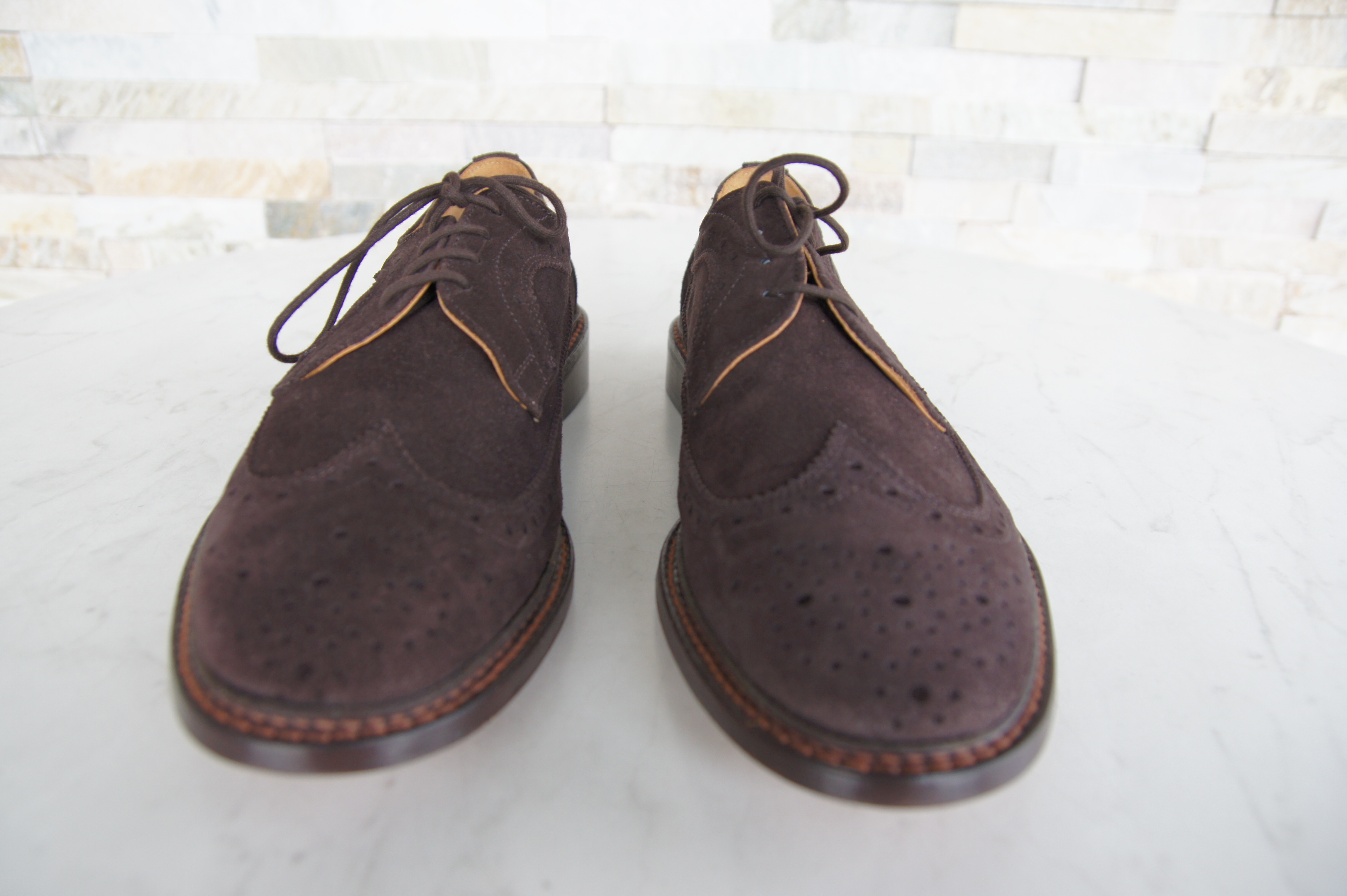 Tricker's Schnürschuhe Halbschuhe Budapester Richard kaffee