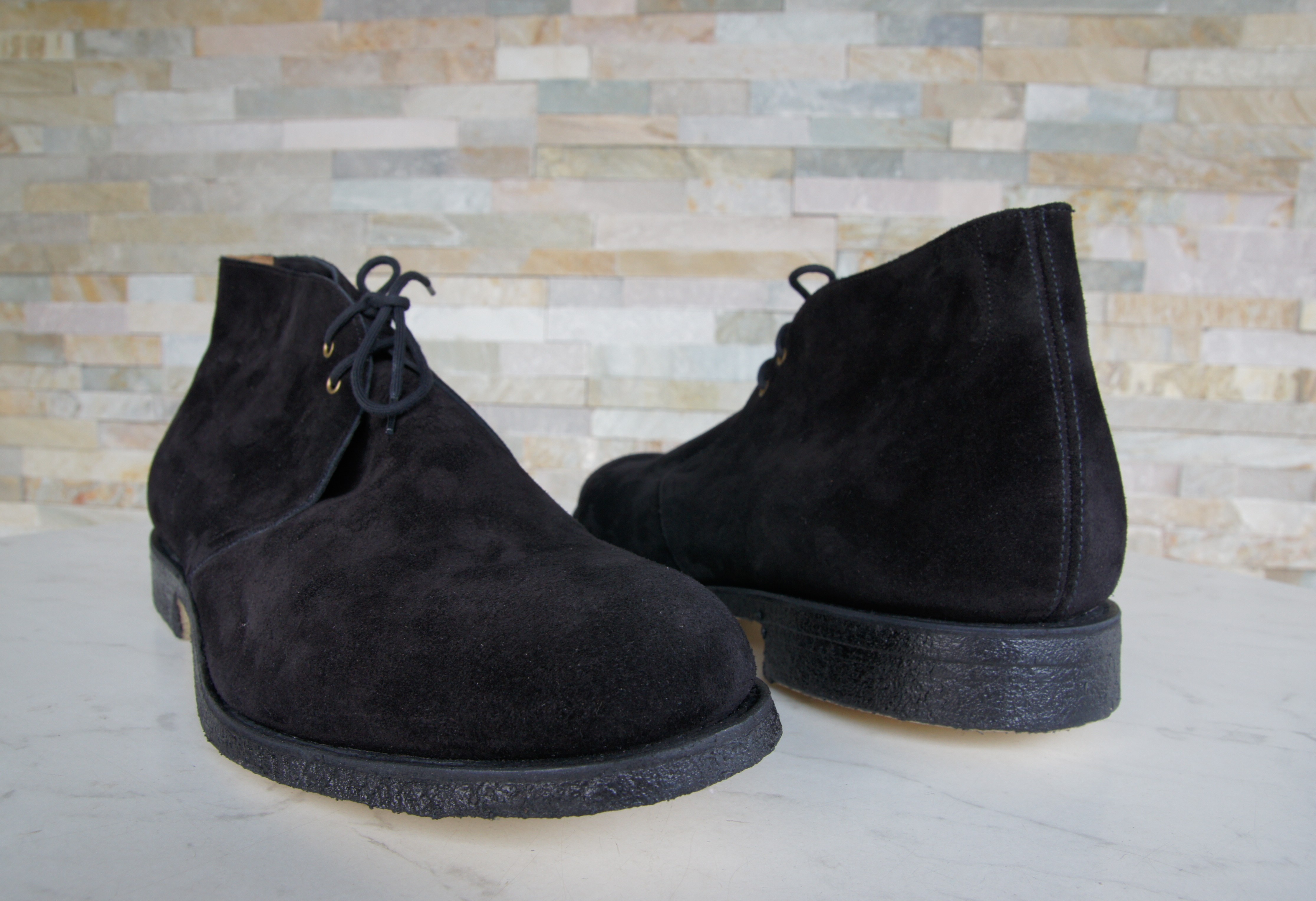 Church's booties lace-up shoes castoro Sahara black
