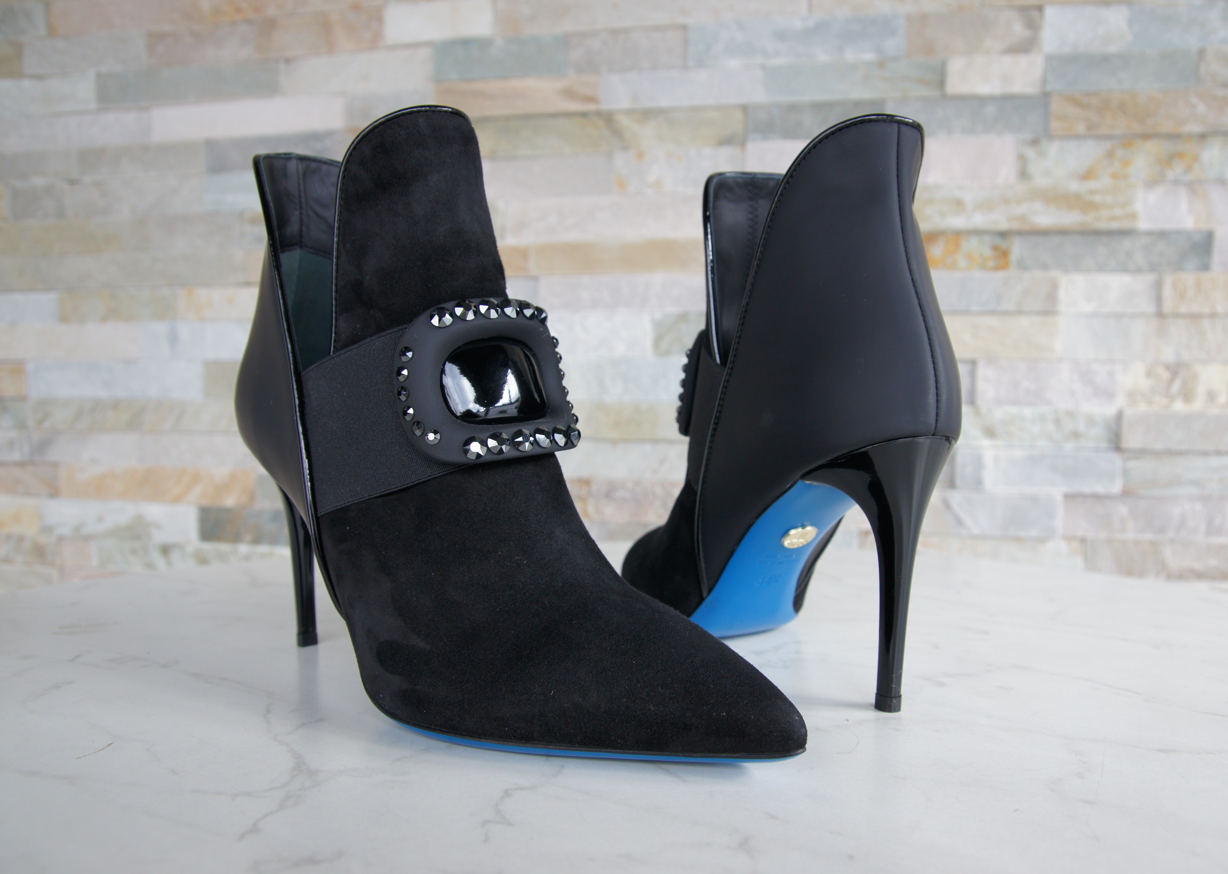 LORIBLU ankle boots booties suede black