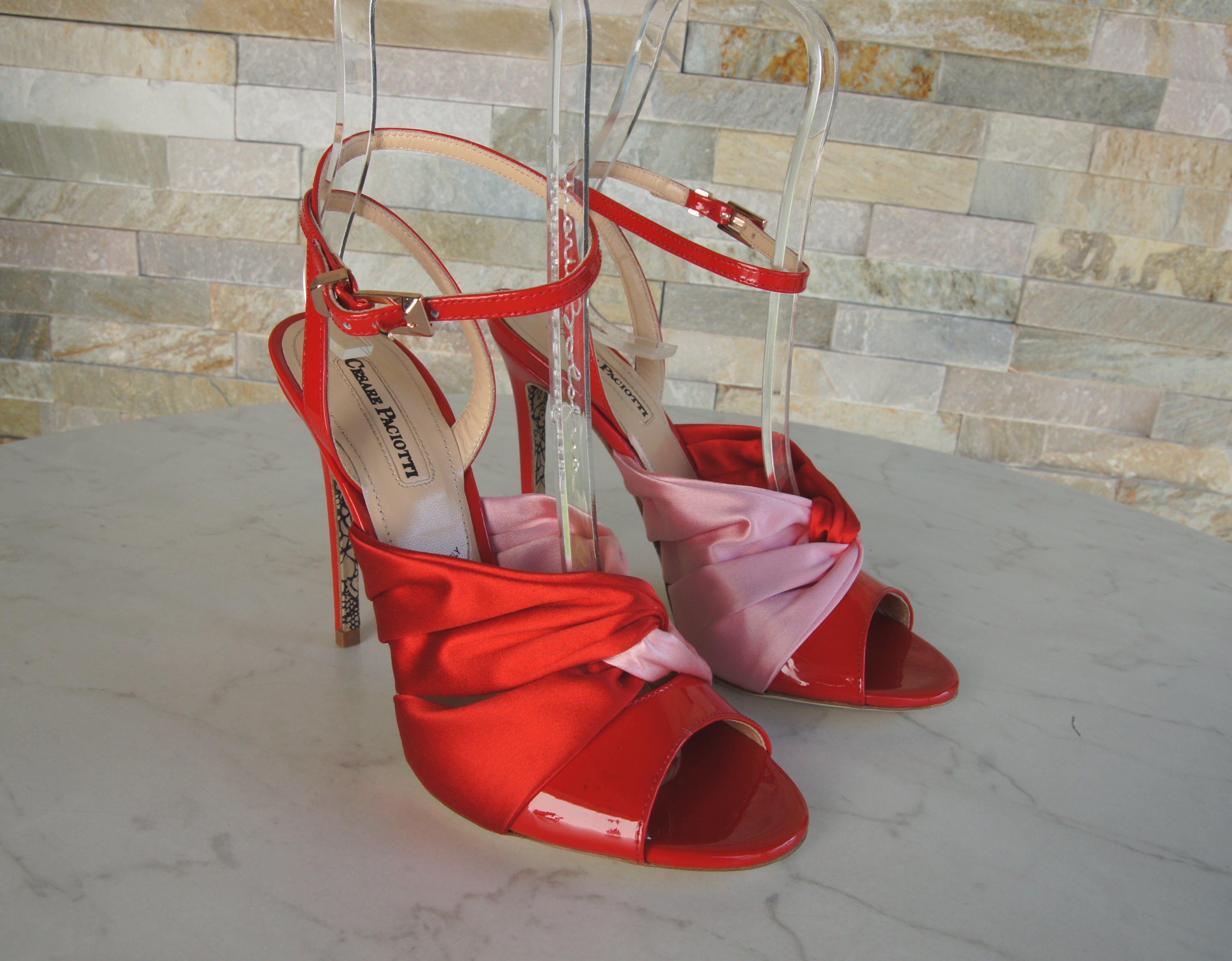 Cesare Paciotti Sandaletten rot rosa