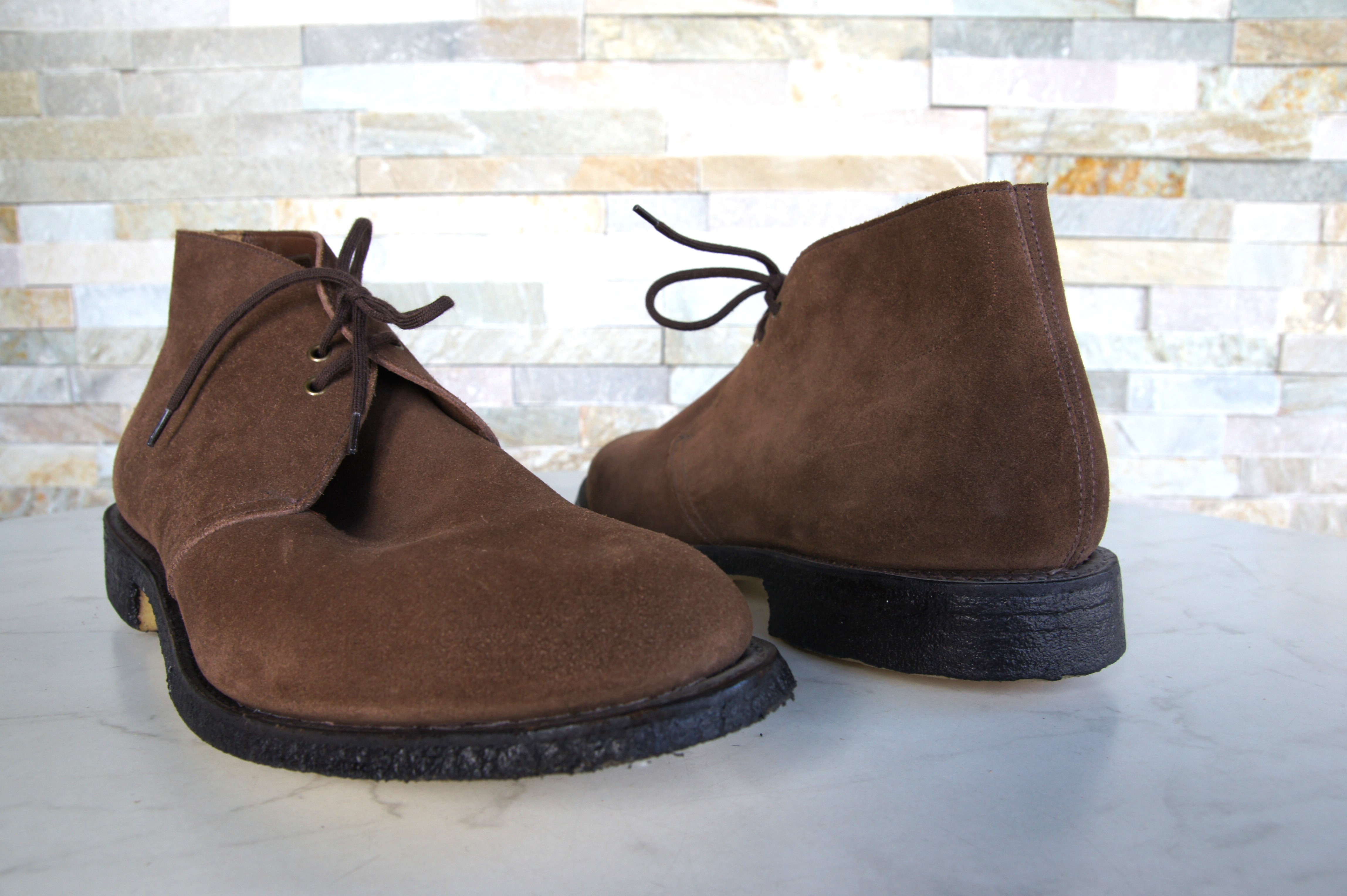 Church's booties lace-up shoes castoro Sahara sigar
