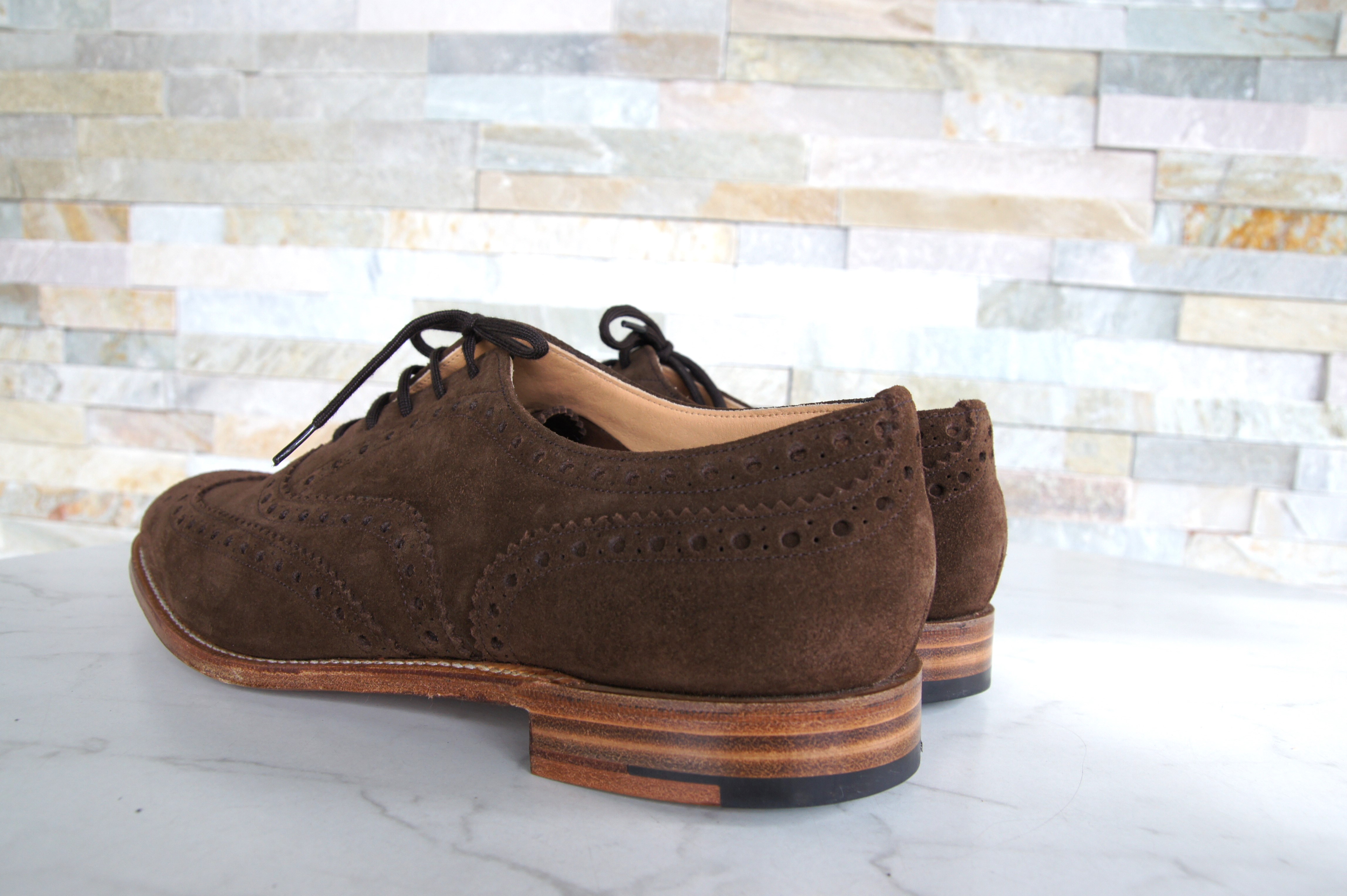 Church's lace -up shoes business suede BURWOOD 2 sigar