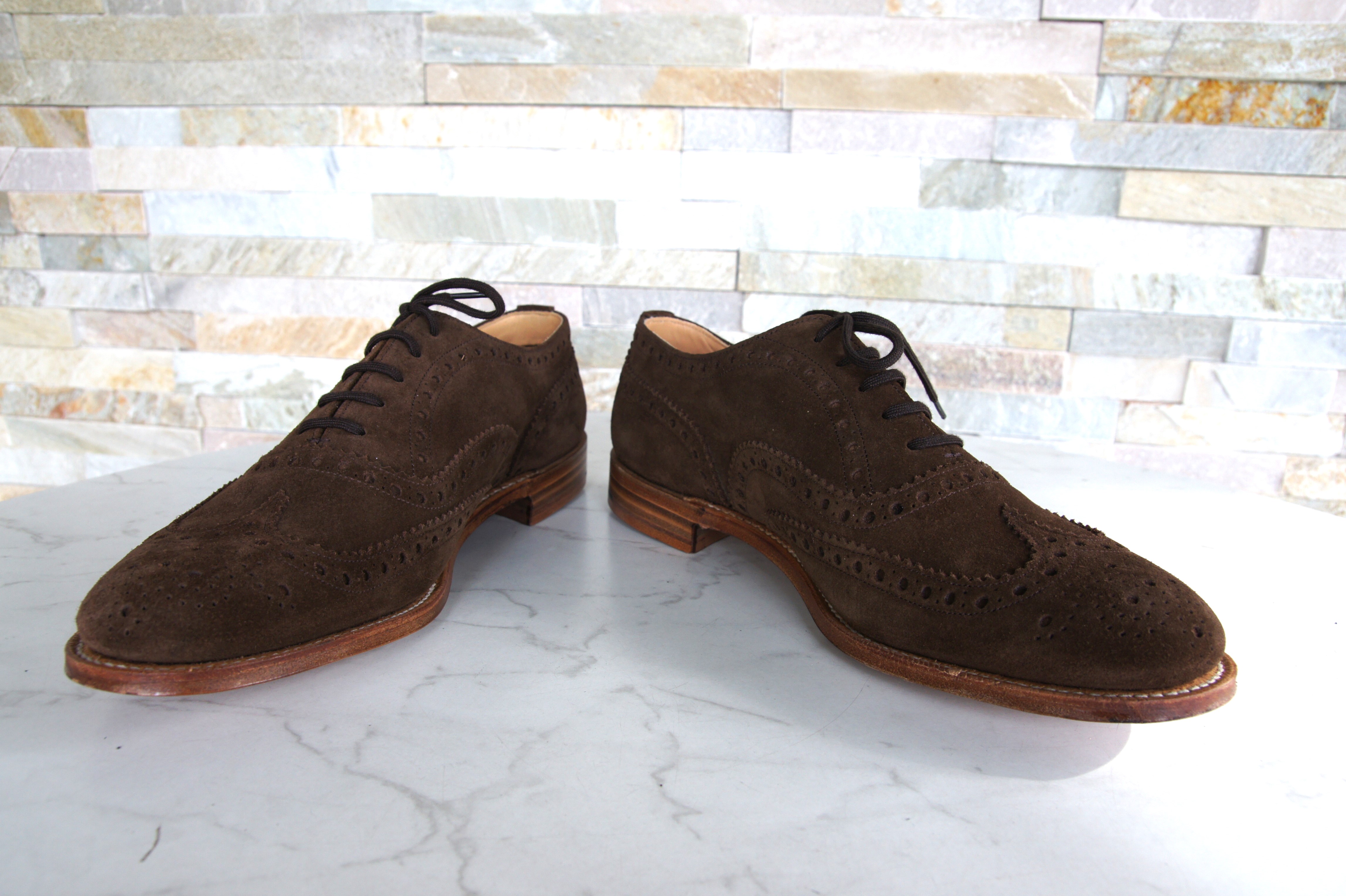 Church's lace -up shoes business suede BURWOOD 2 sigar