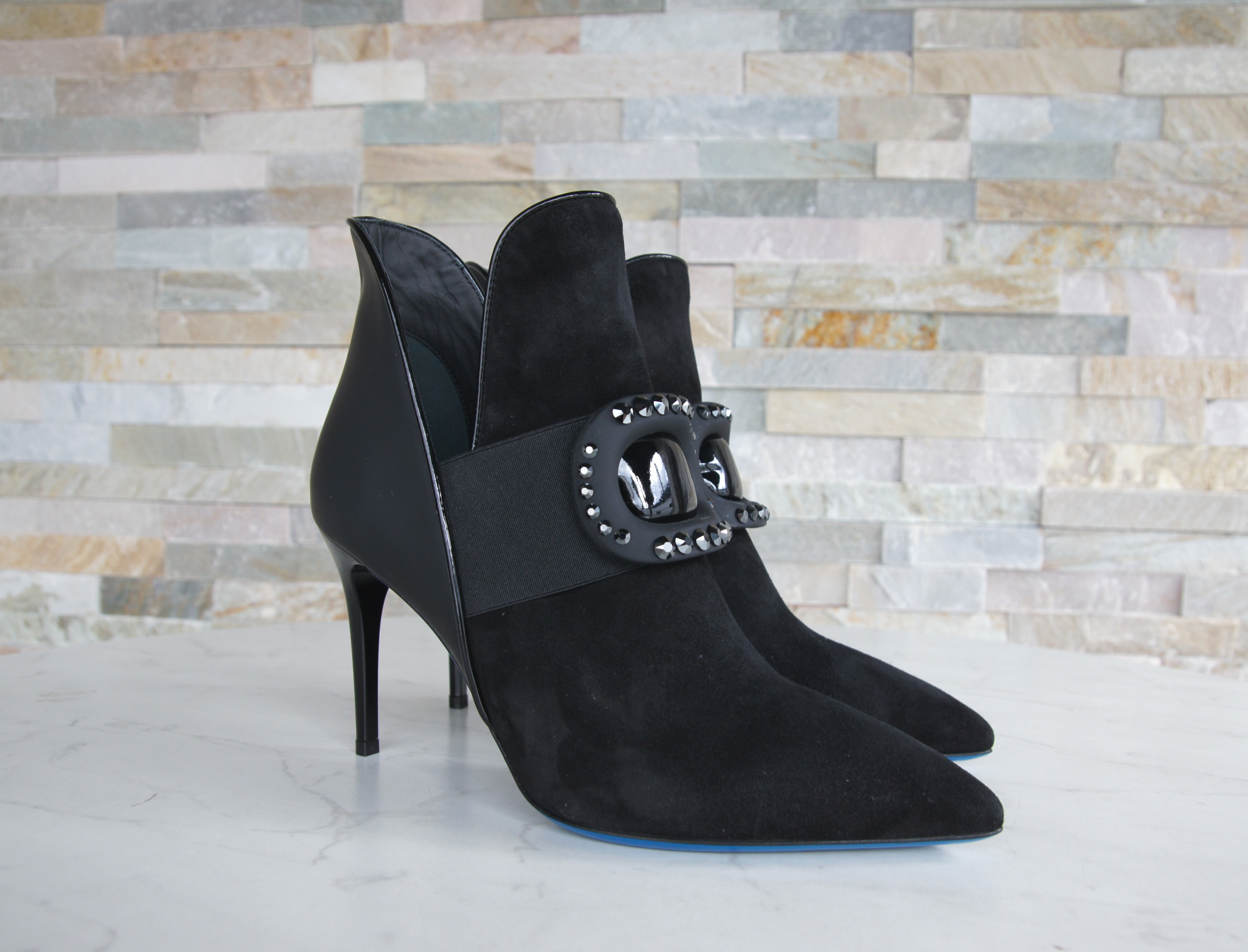LORIBLU ankle boots booties suede black
