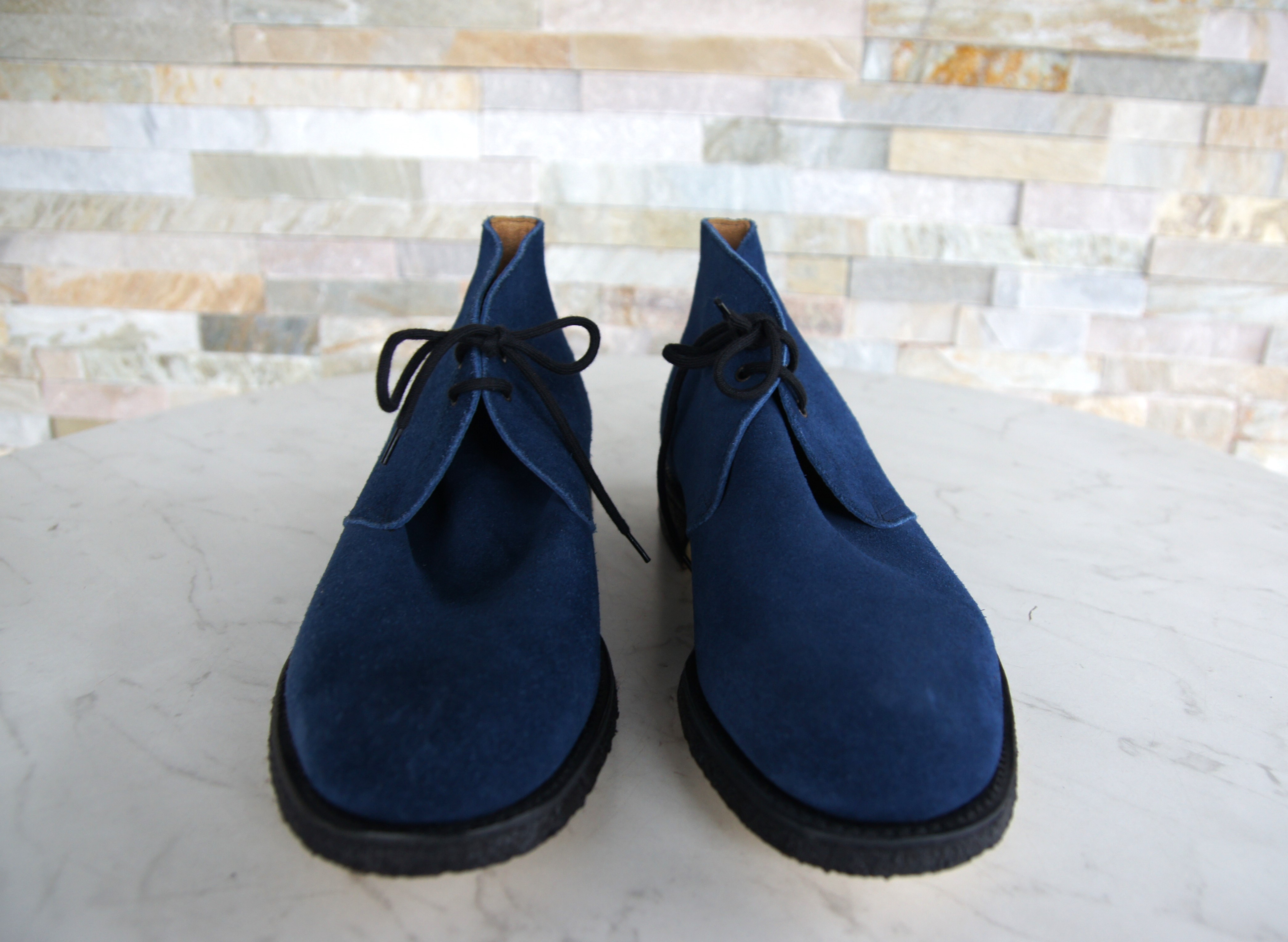 Church's booties lace-up shoes castoro Sahara blue