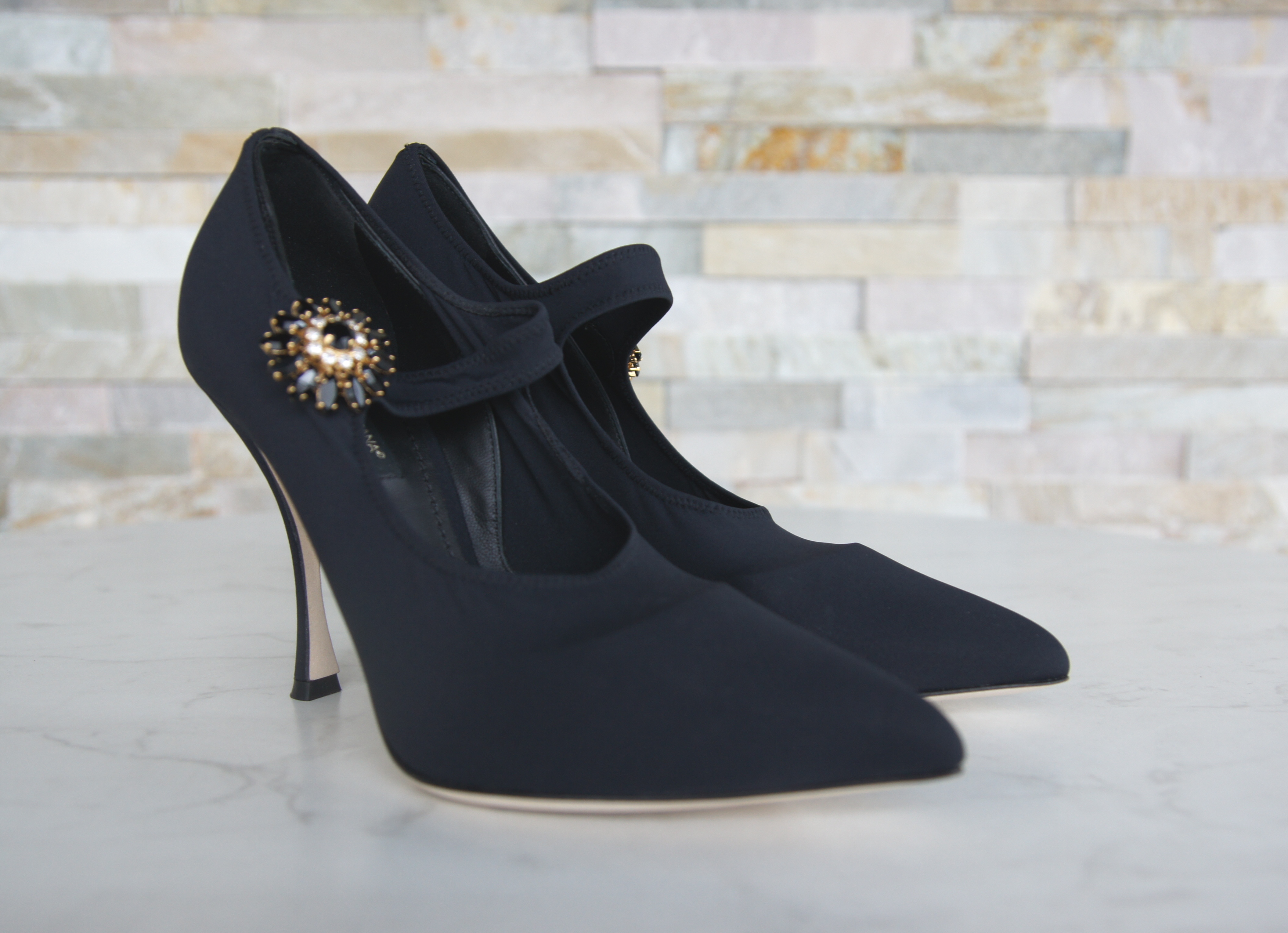 Dolce & Gabbana pumps mary jane jersey black