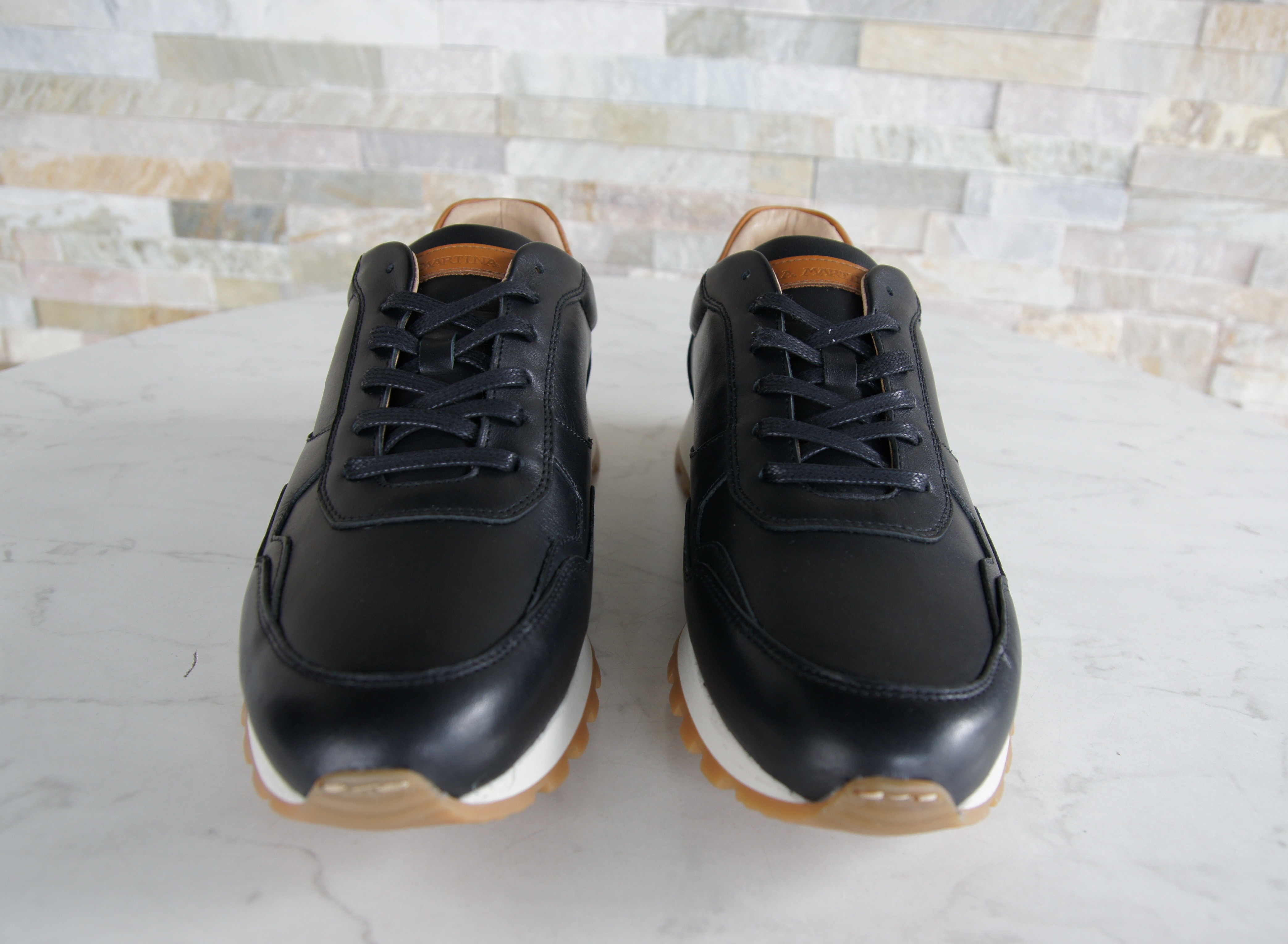 La Martina Sneakers Schnürschuhe schwarz
