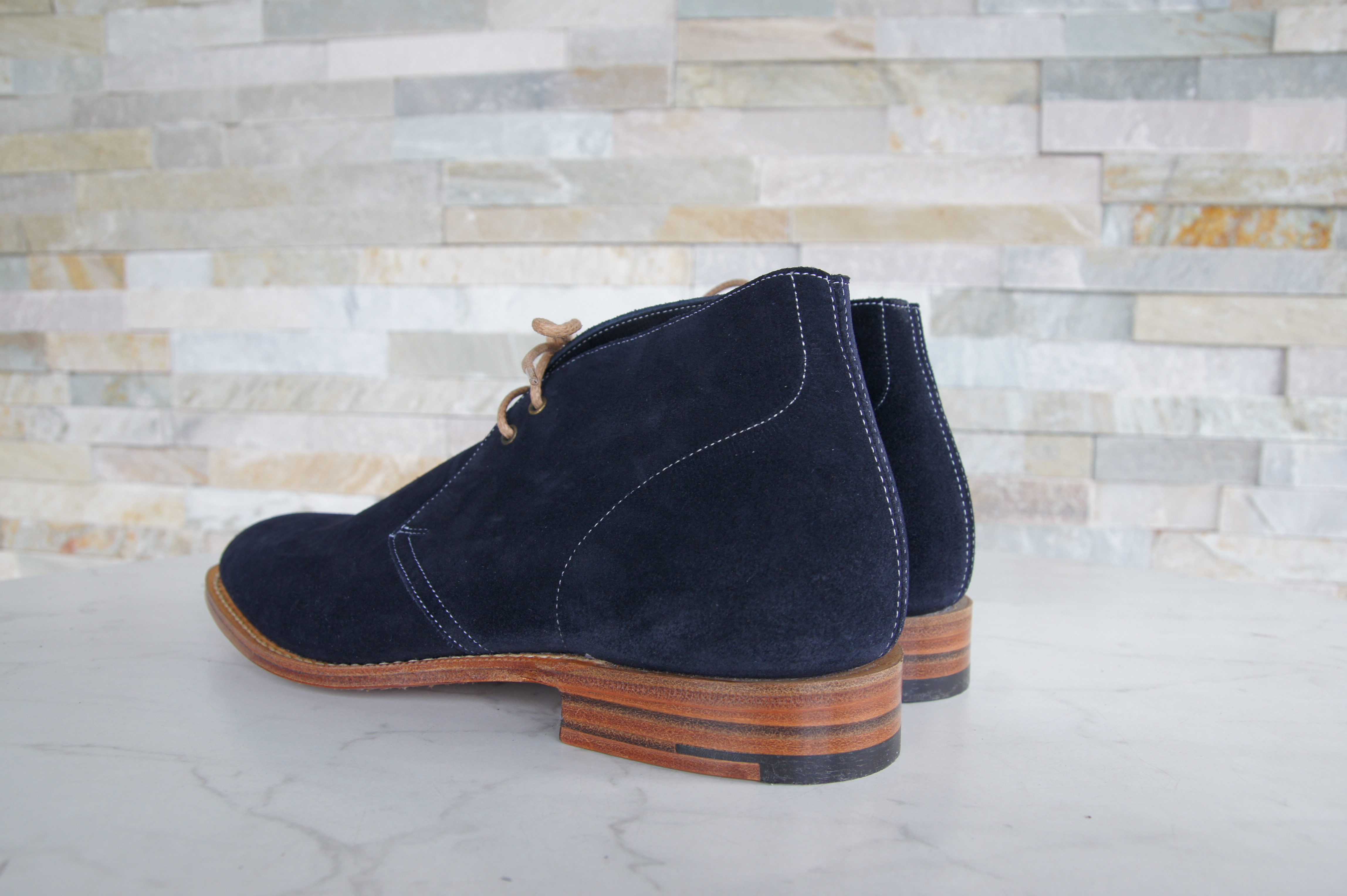 Church's booties lace-up shoes castoro Sahara blue