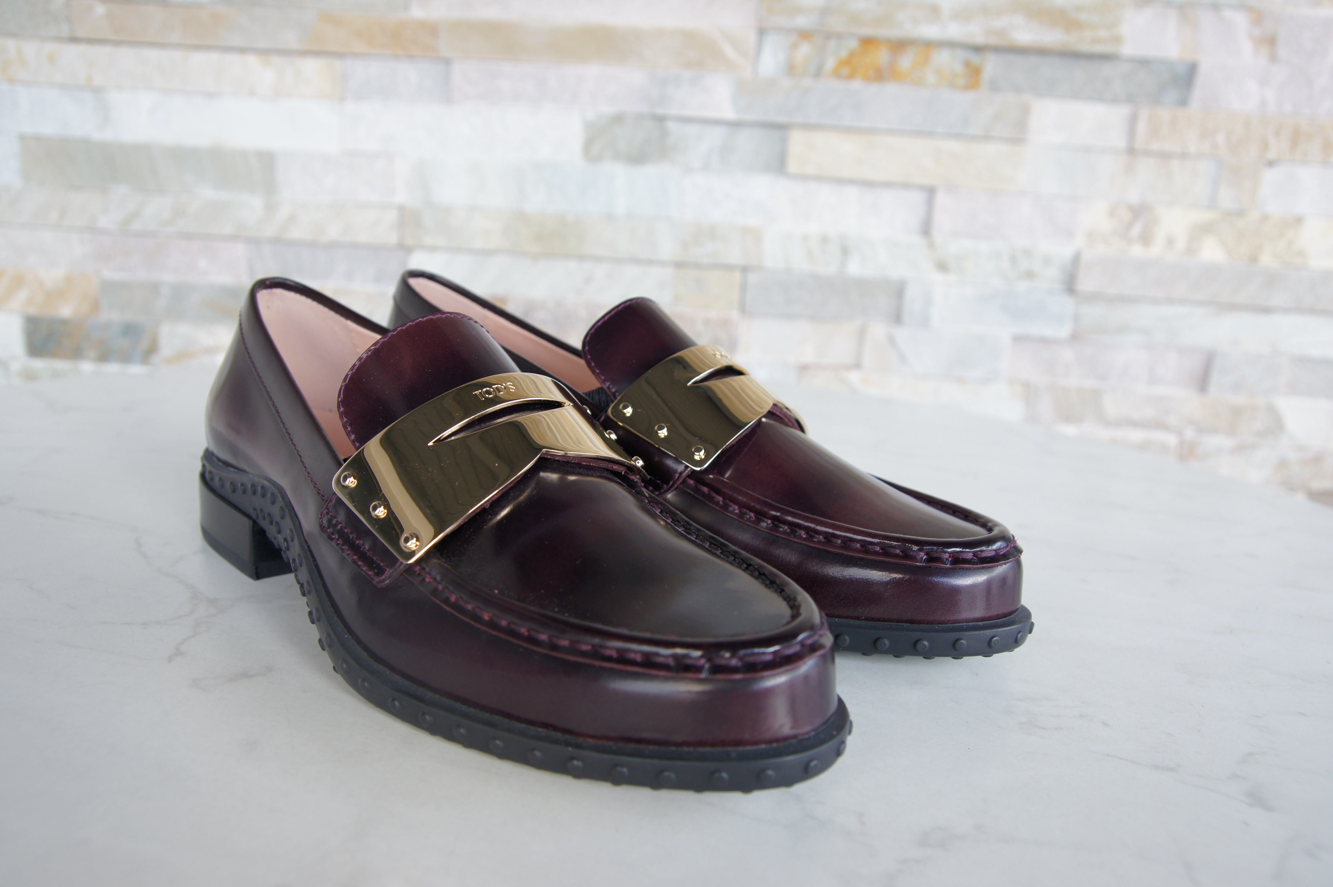 Tod´s Slipper Halbschuhe mahagoni