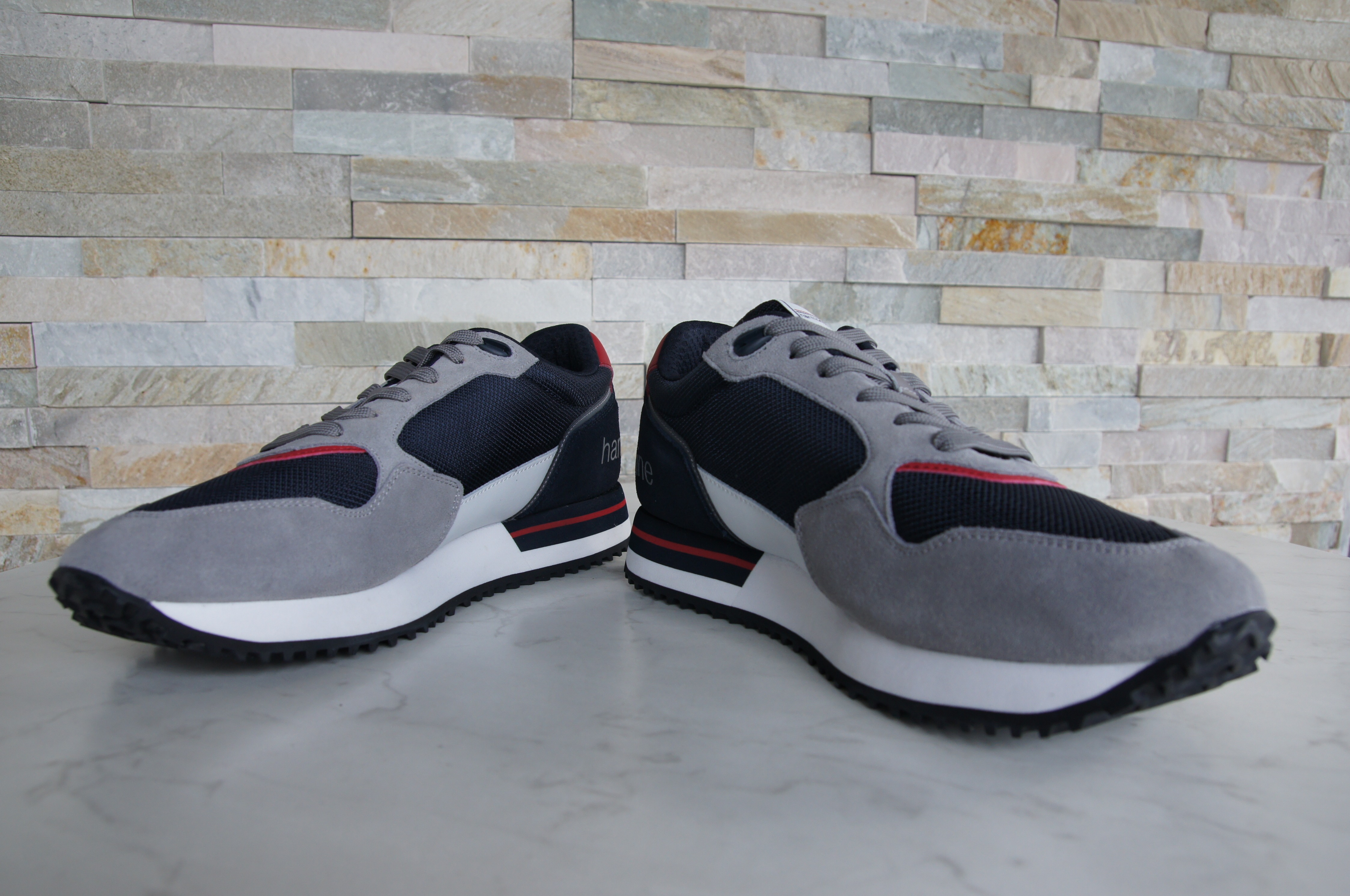 harmont & blaine Sneakers Schnürschuhe grau blau