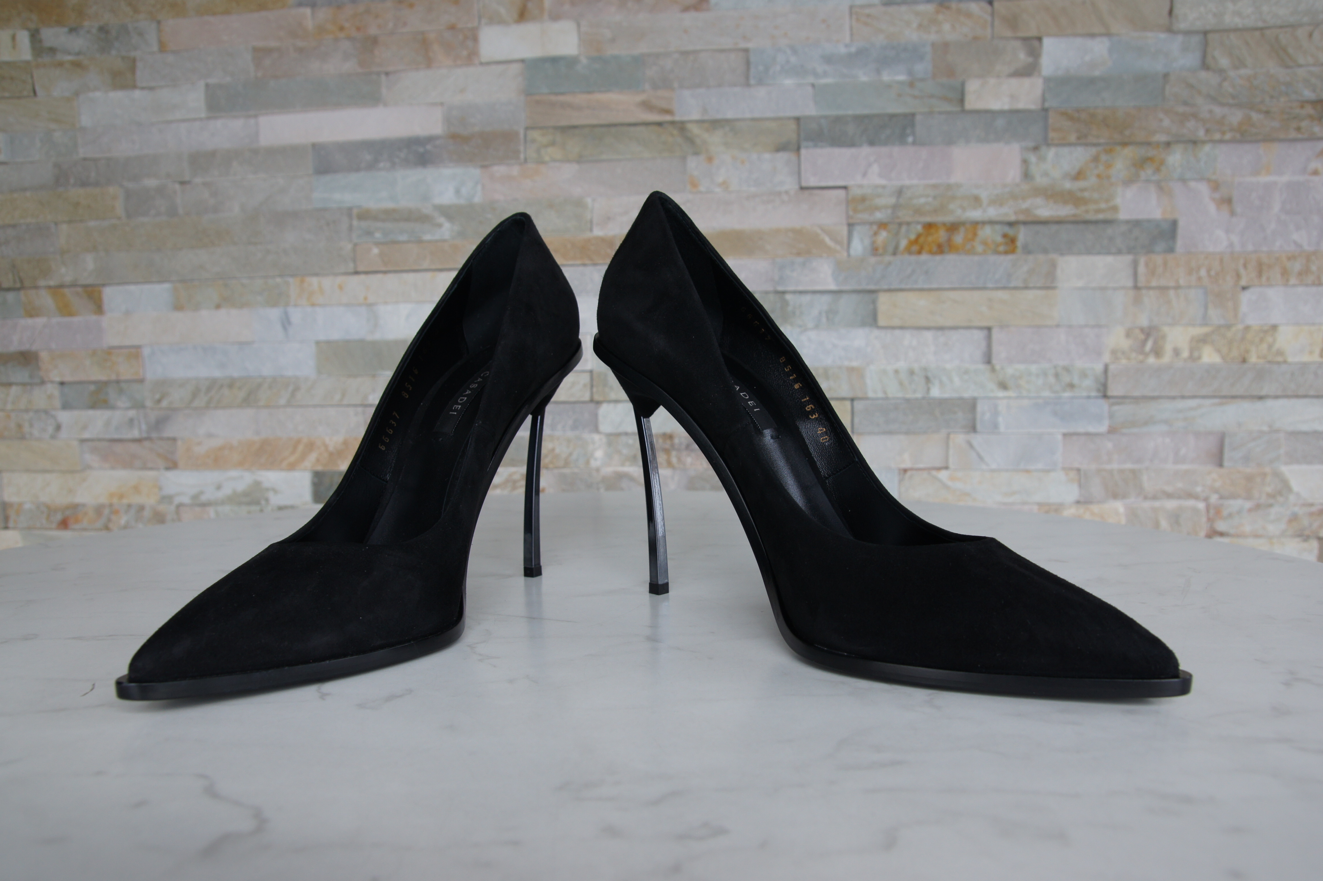 Casadei pumps high heels suede black