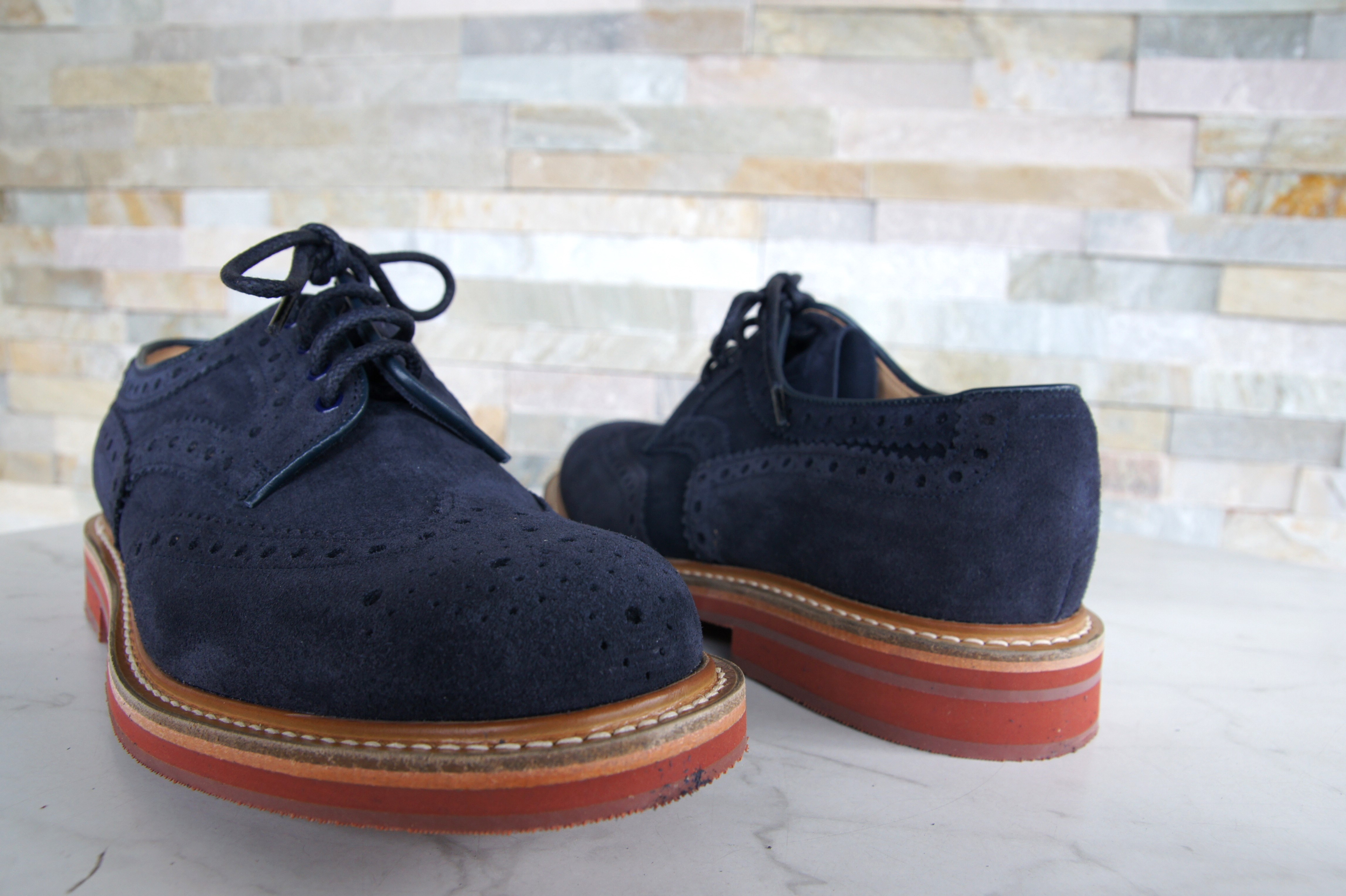 Church's lace -up shoes business otterproof ORBY navy