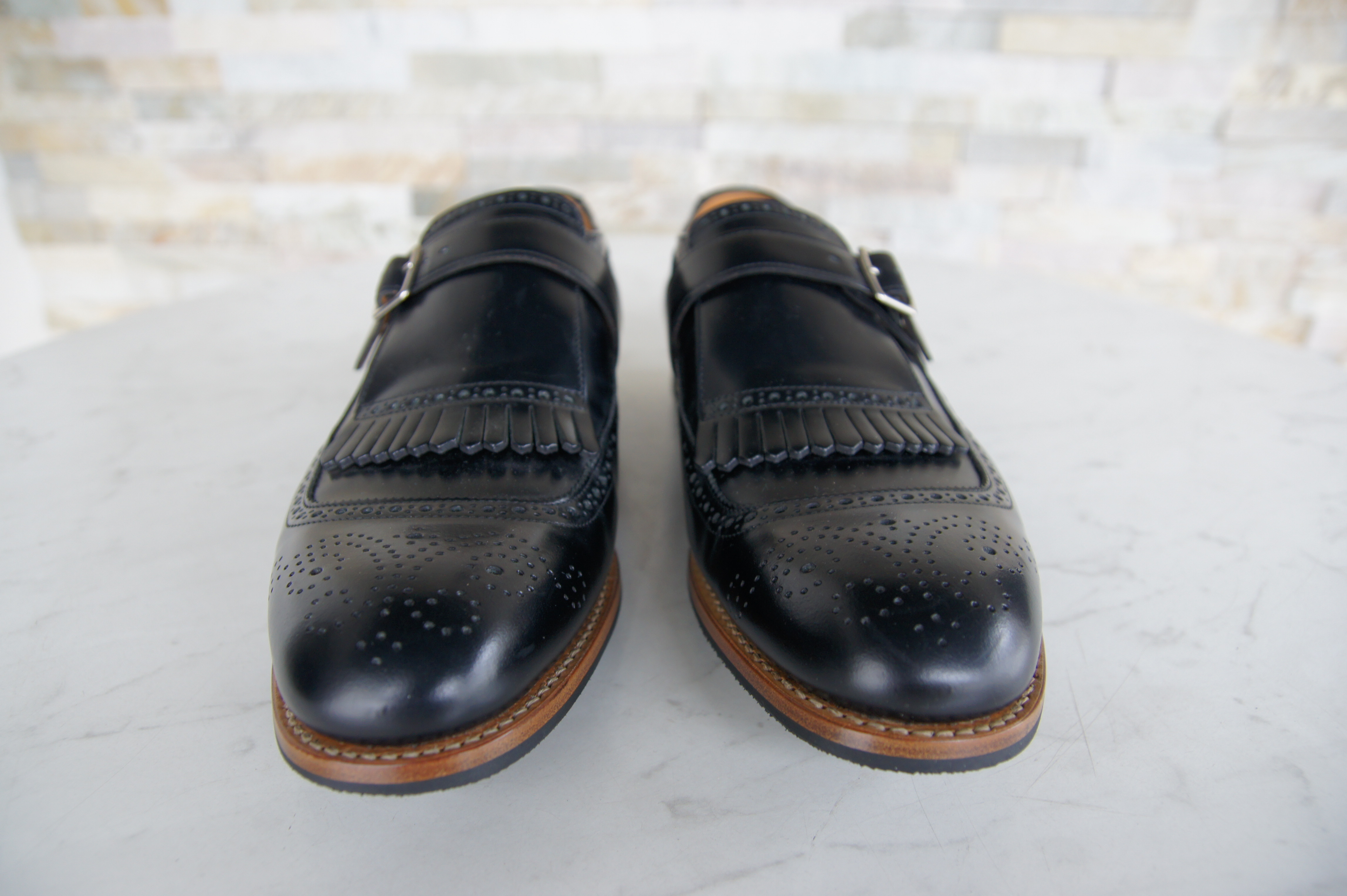 Church's monk strap loafers slipper Shanghai black  