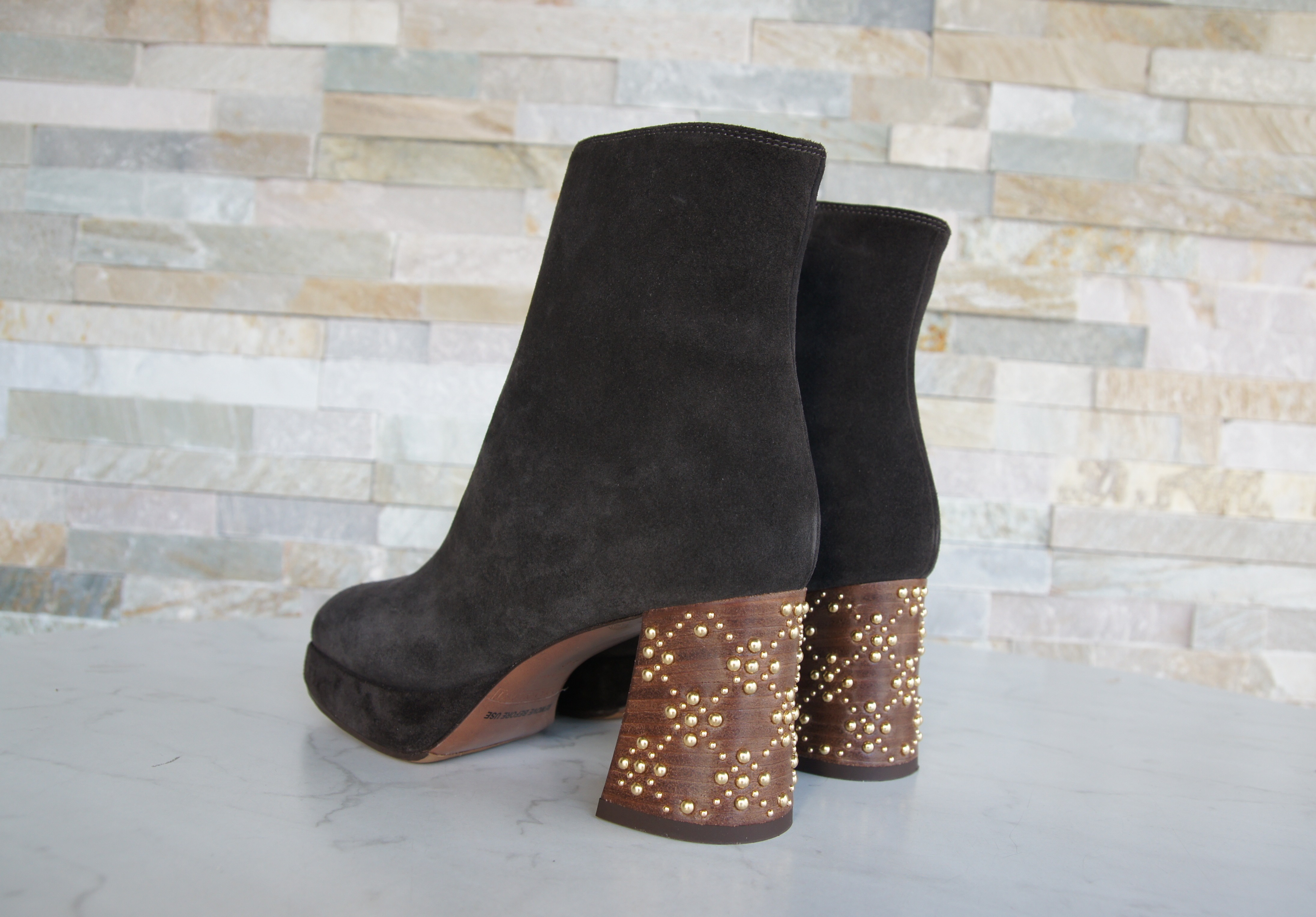 L'AUTRE CHOSE Plateau Stiefeletten braun