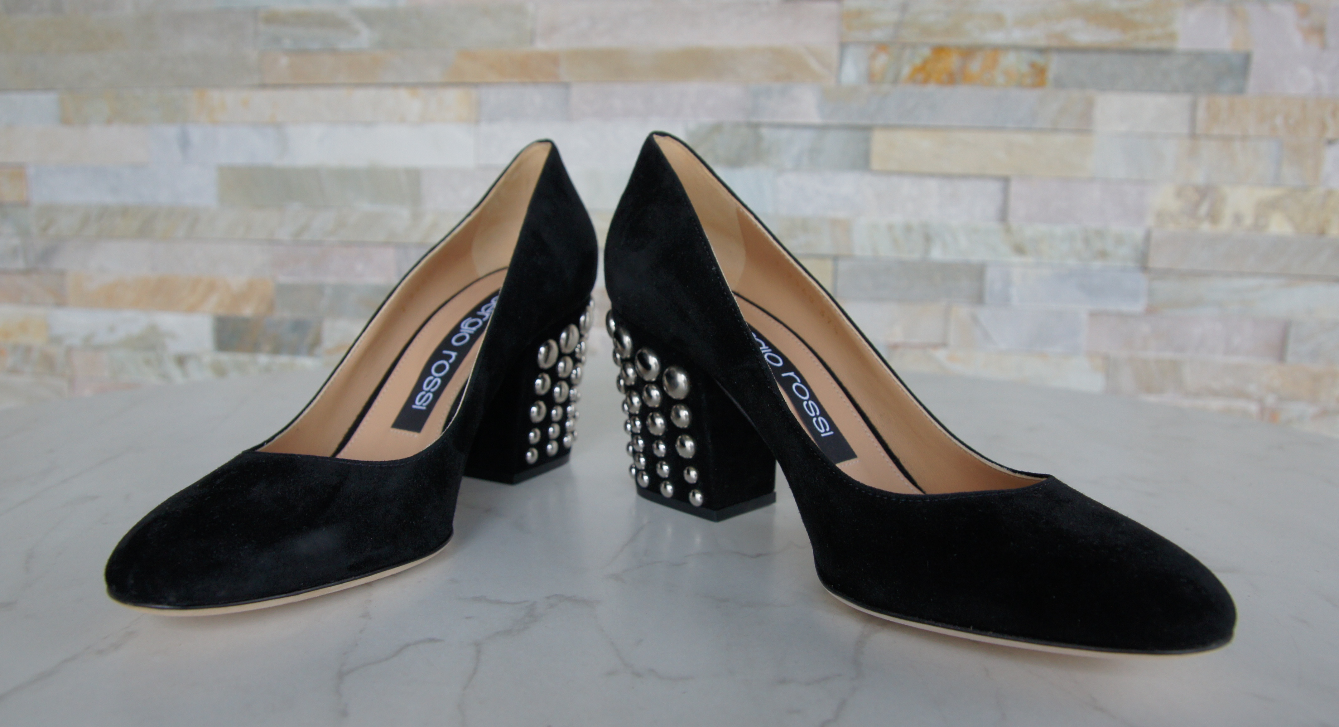 Sergio Rossi pumps suede black 