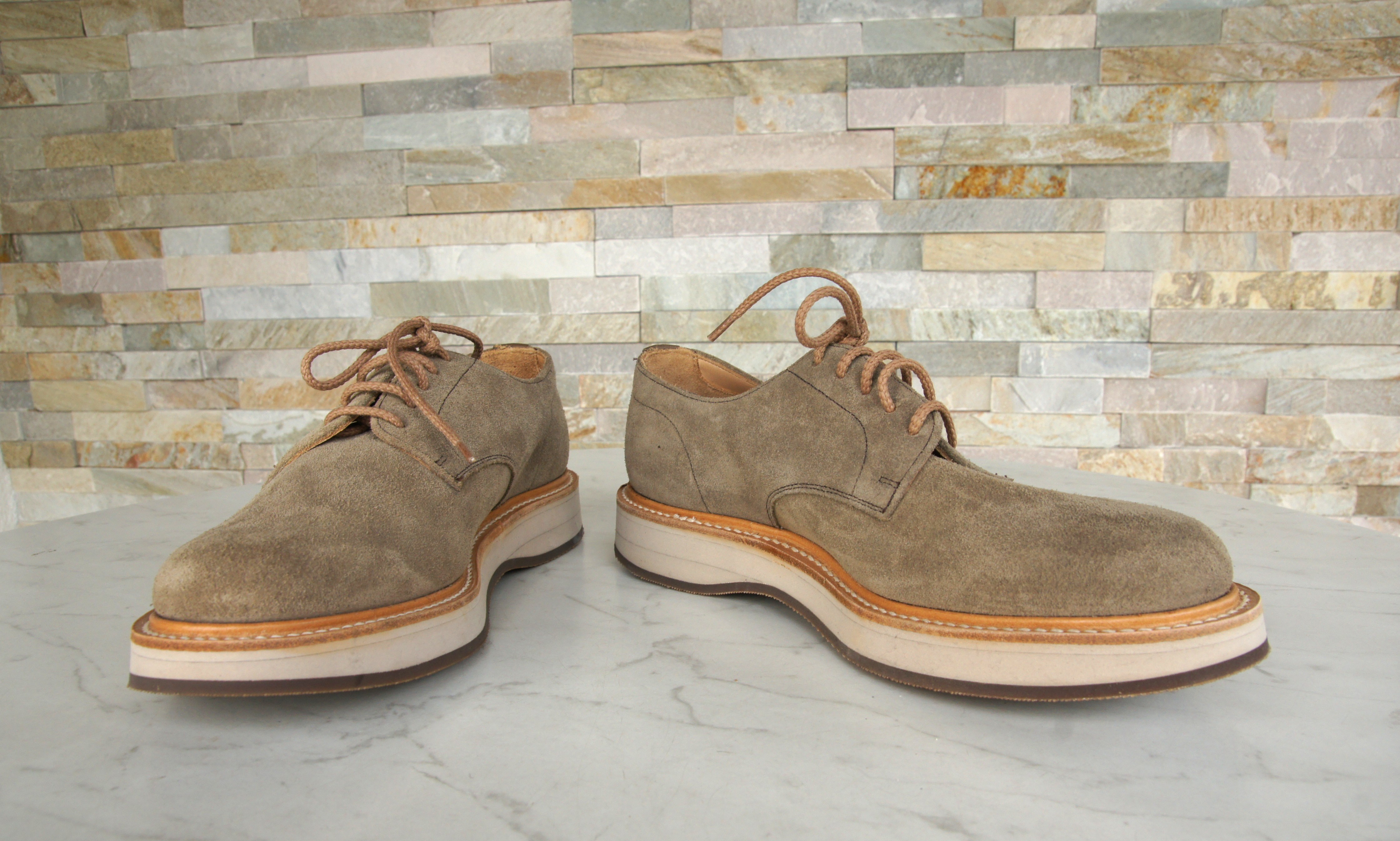 Church's lace -up shoes castoro suede LEYTON 2 stone